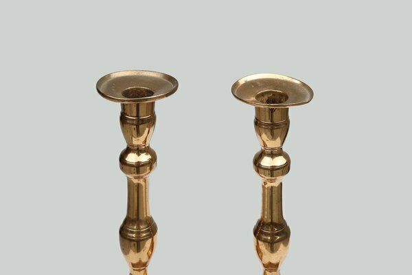 French Candlesticks In Bronze, 1890s, Set Of 2 photo Home Decor