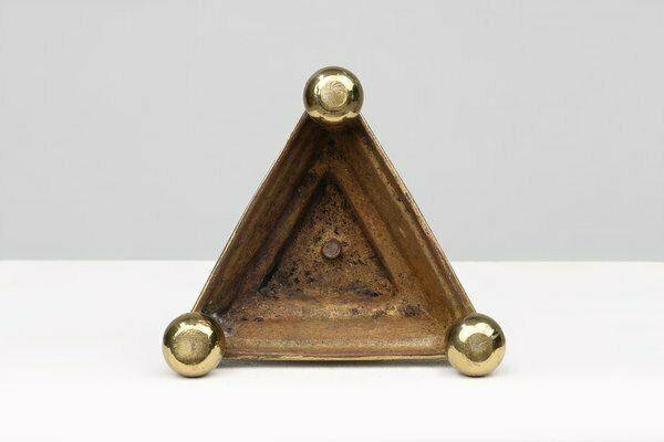 photo for sale Large French Church Candlestick In Bronze, 1890s