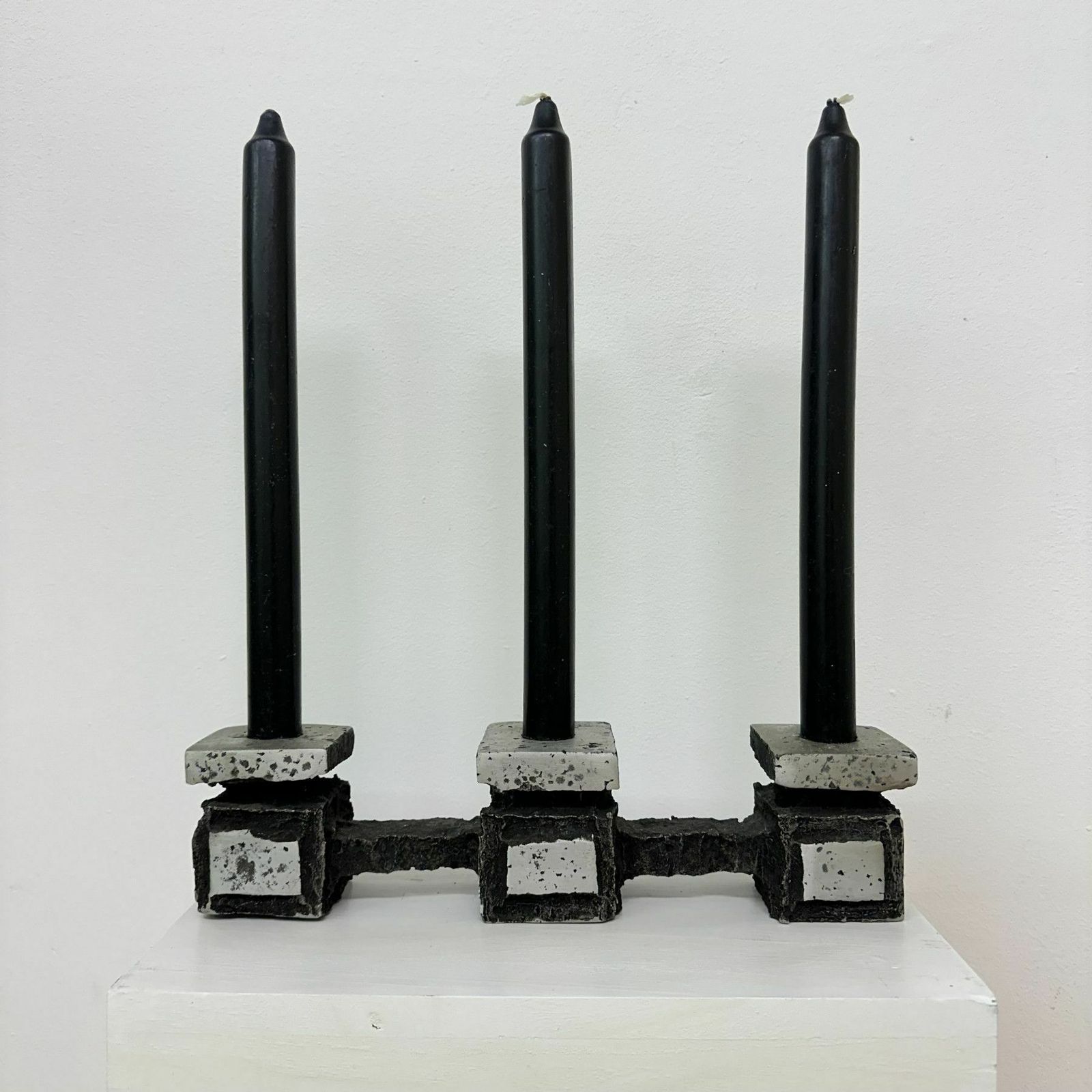 photo for sale Mid Century Design Brutalist Candle Holder , 1970’s