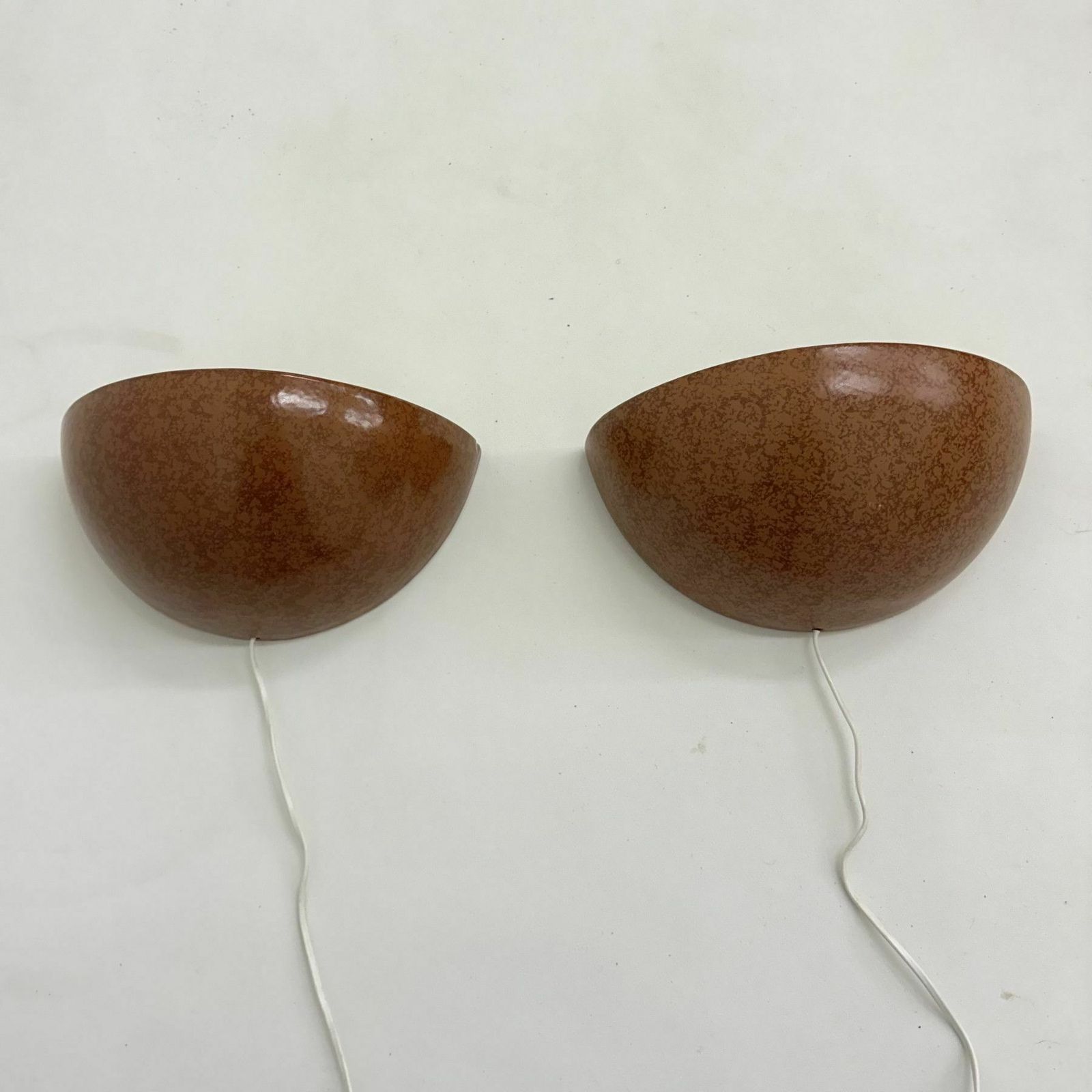 Set Of 2 Ceramic Wall Lights Sconce , 1970s photo vinterior