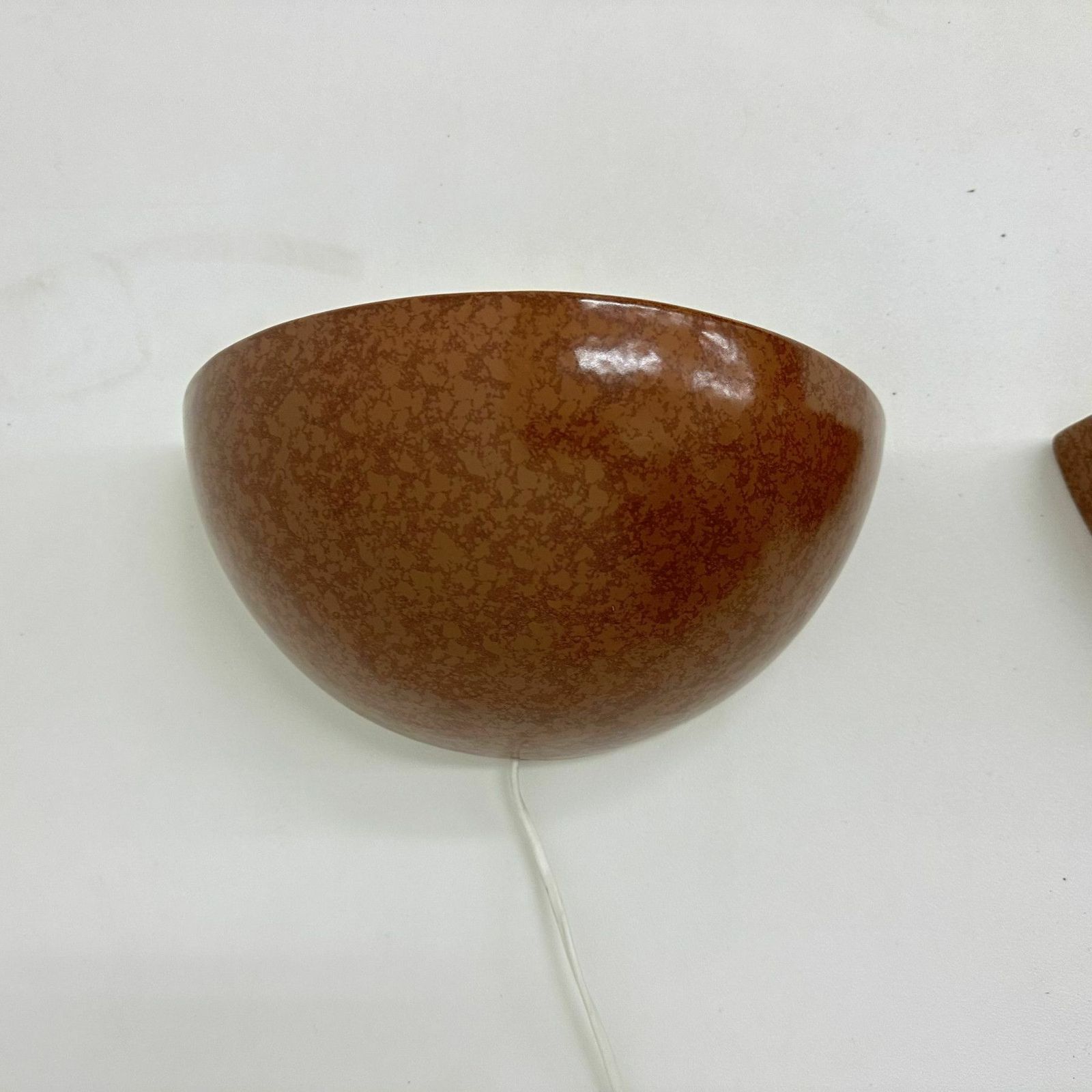 360.0 Set Of 2 Ceramic Wall Lights Sconce , 1970s photo