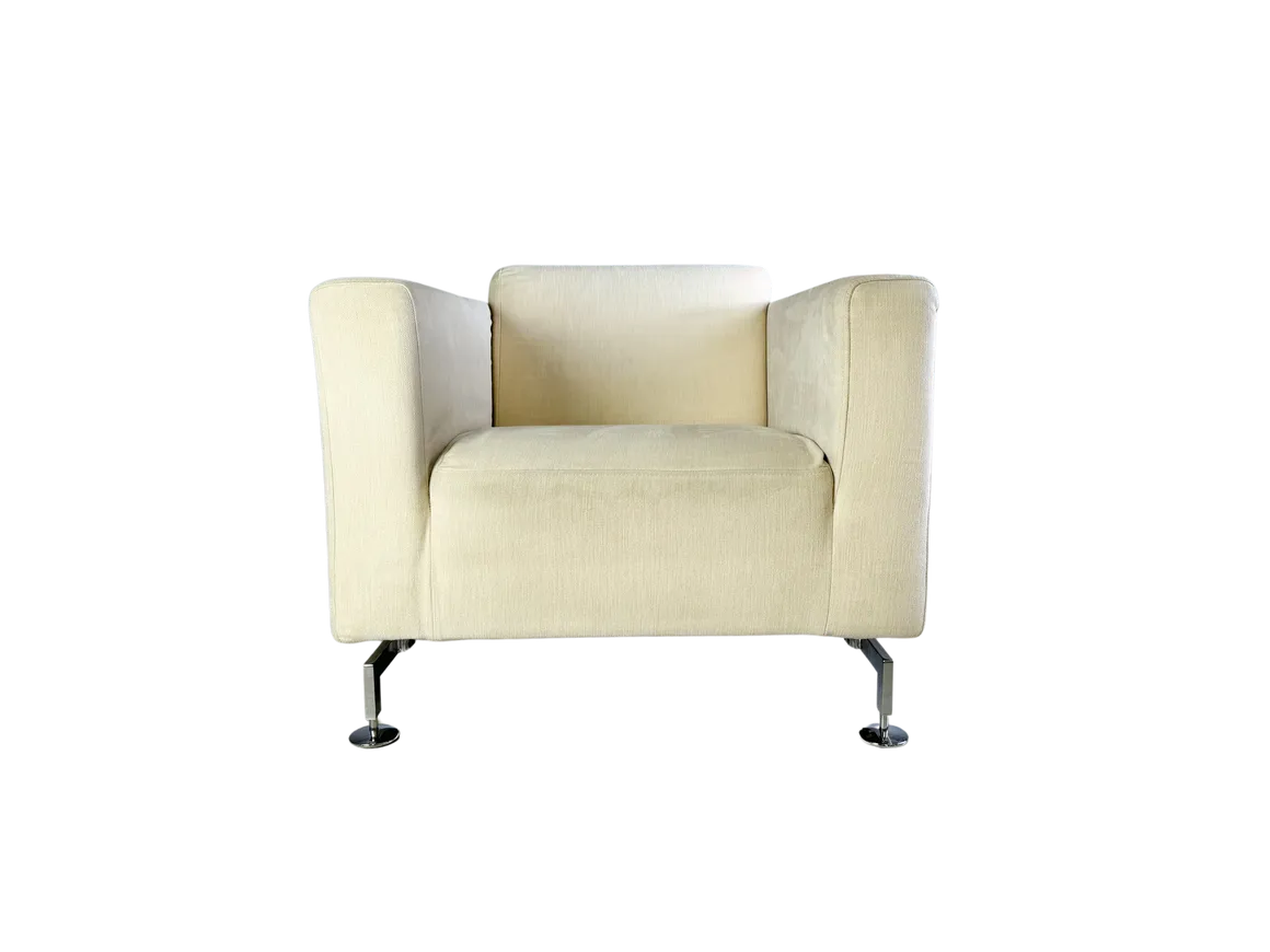 Armchair Brühl Serge Fabric Beige Light Design