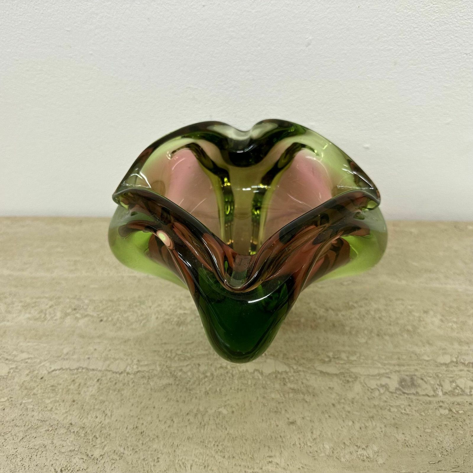 Mid Century Murano Glazen Schaal, Jaren 1970 photo Woonaccessoires