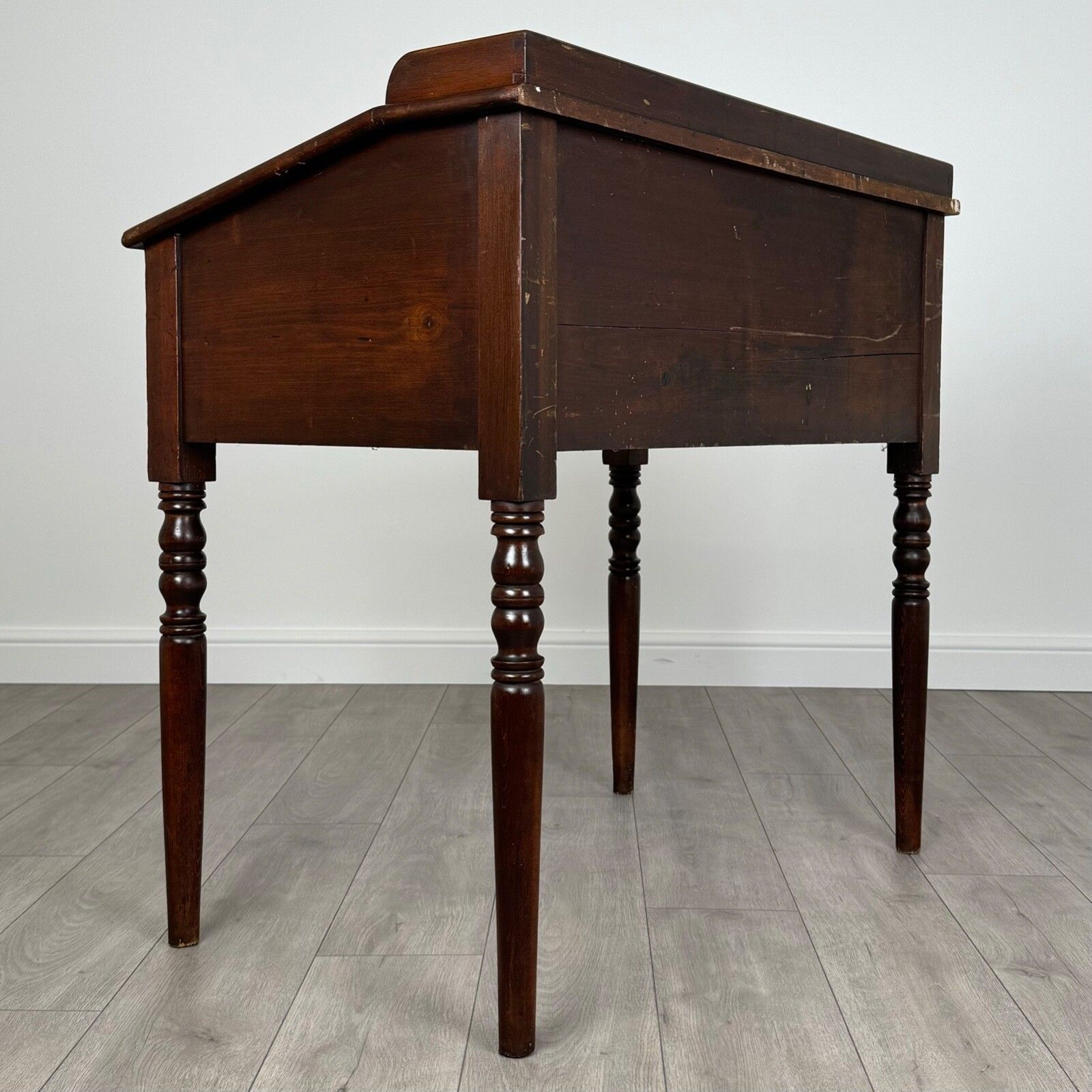 Antique 19th Century Unusual Desk In Mahogany photo 495.0