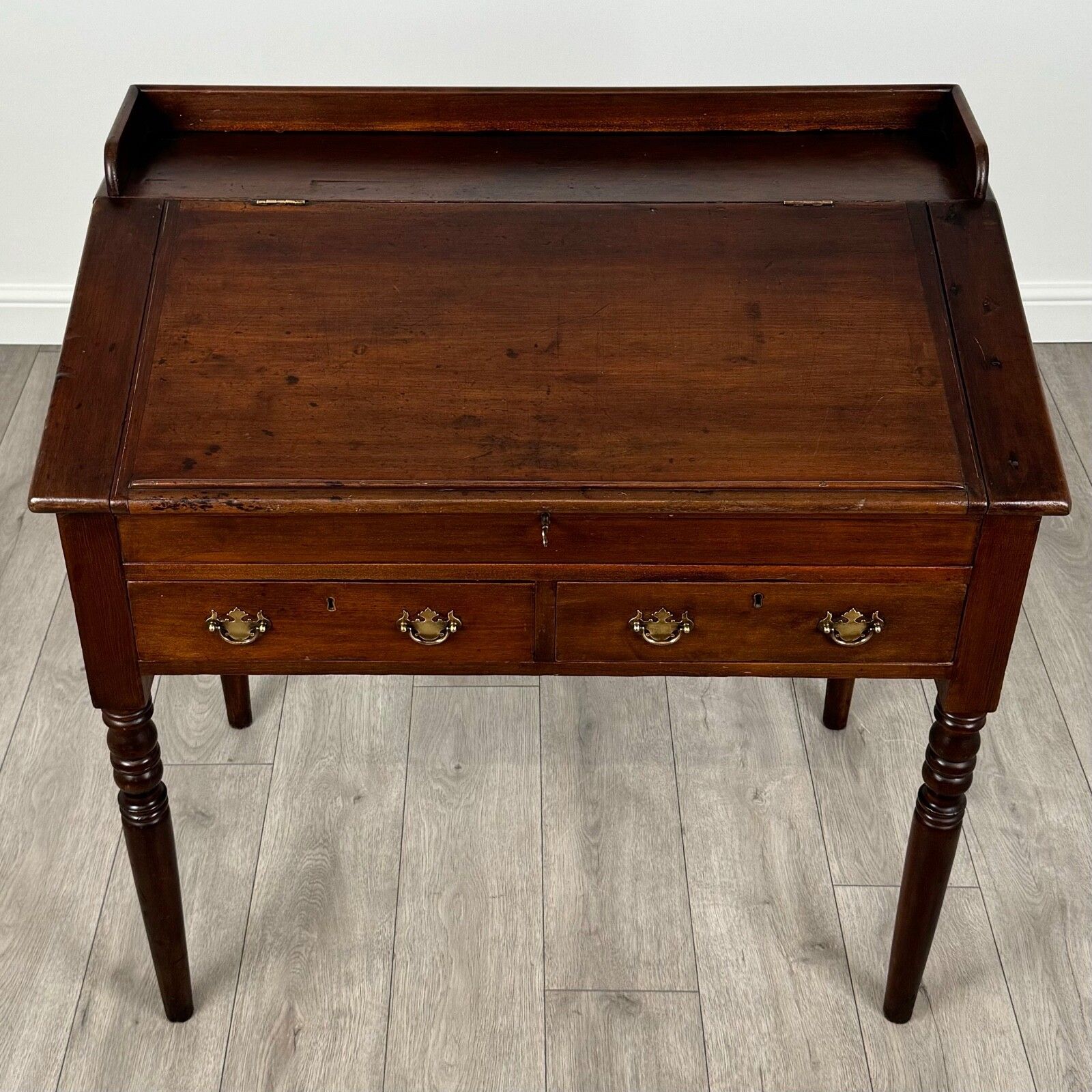photo for sale Antique 19th Century Unusual Desk In Mahogany