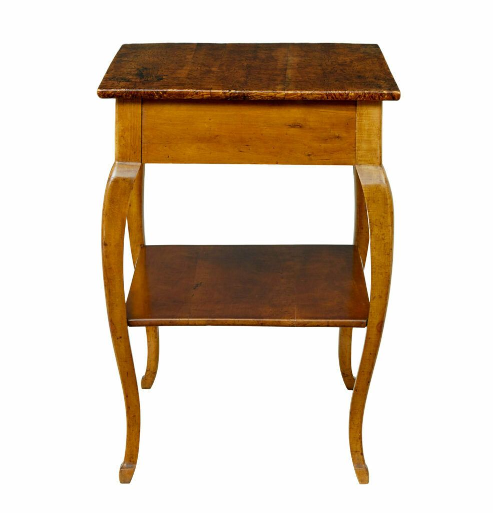 19th Century Fruitwood And Alder Occasional Table photo vintage
