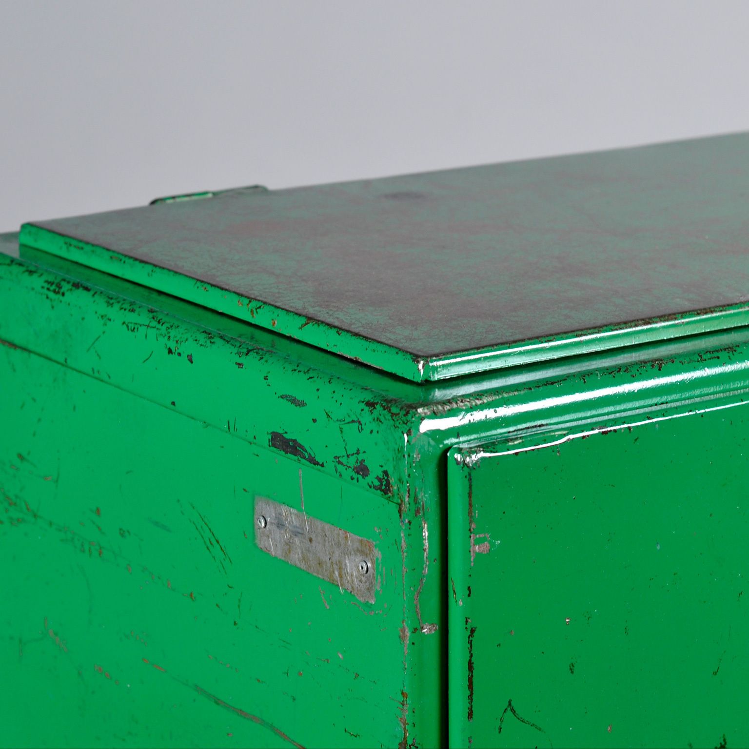 Industrial Iron Cabinet, 1960s photo for sale