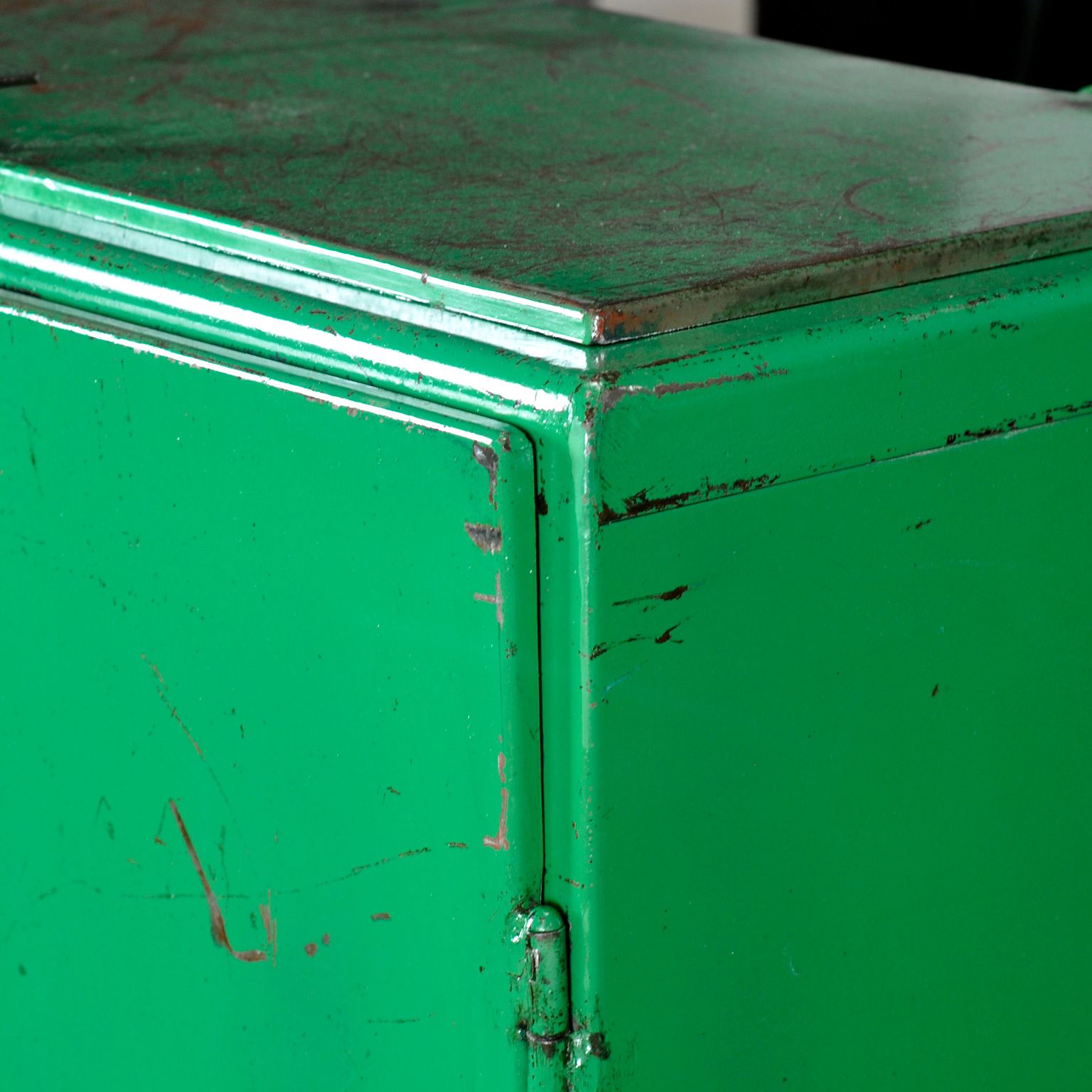 Industrial Iron Cabinet, 1960s photo Furniture