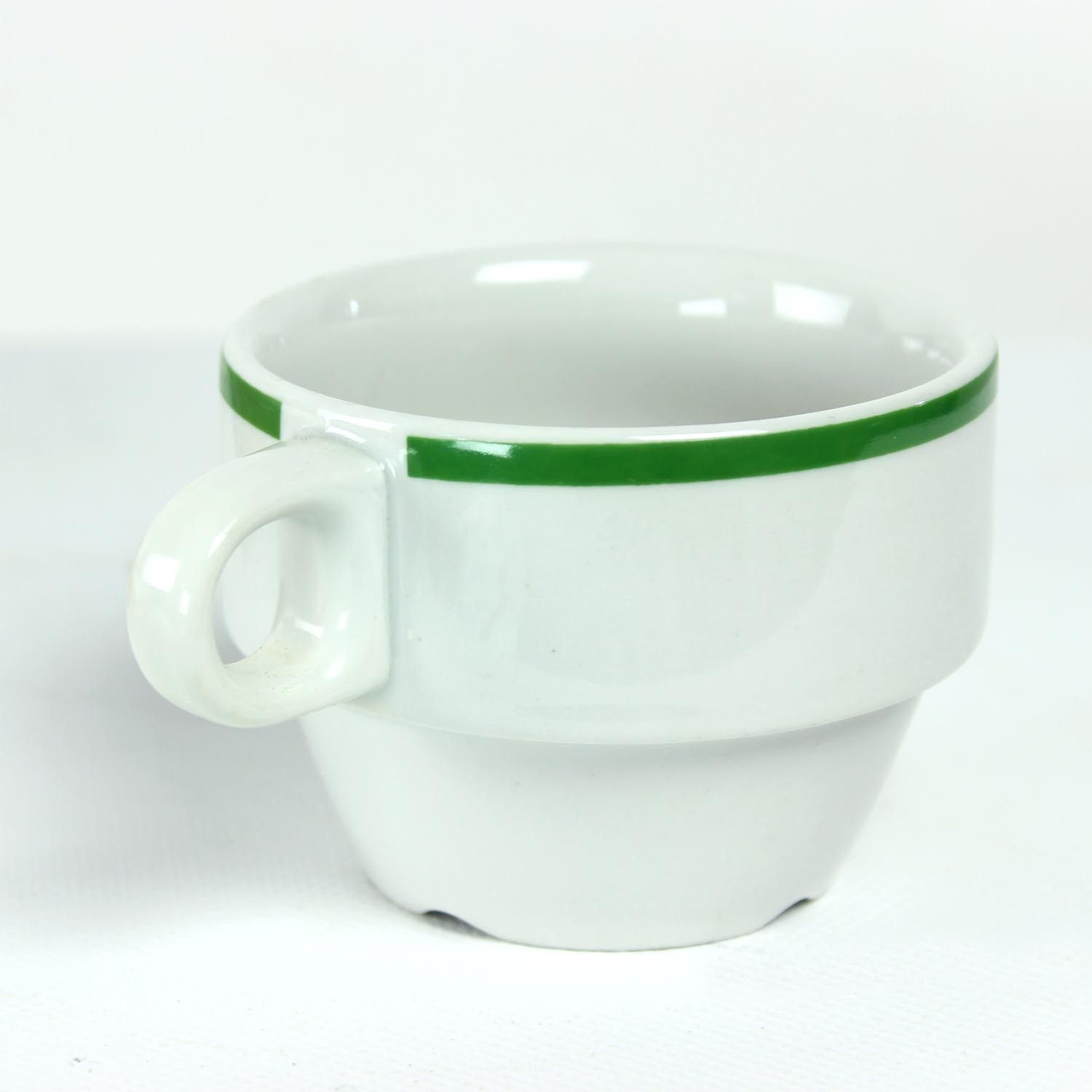 Set Of 12 White Porcelain Cups By Lubiana, Poland 1960s photo buy