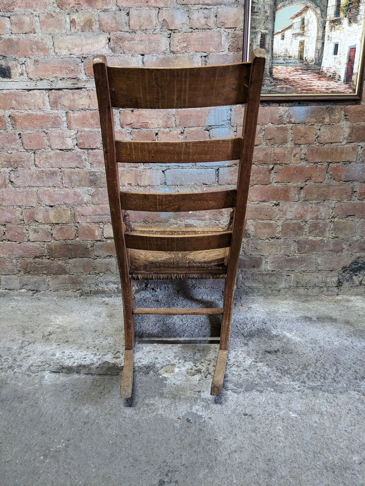 Antique Oak Rocking Chair photo Furniture