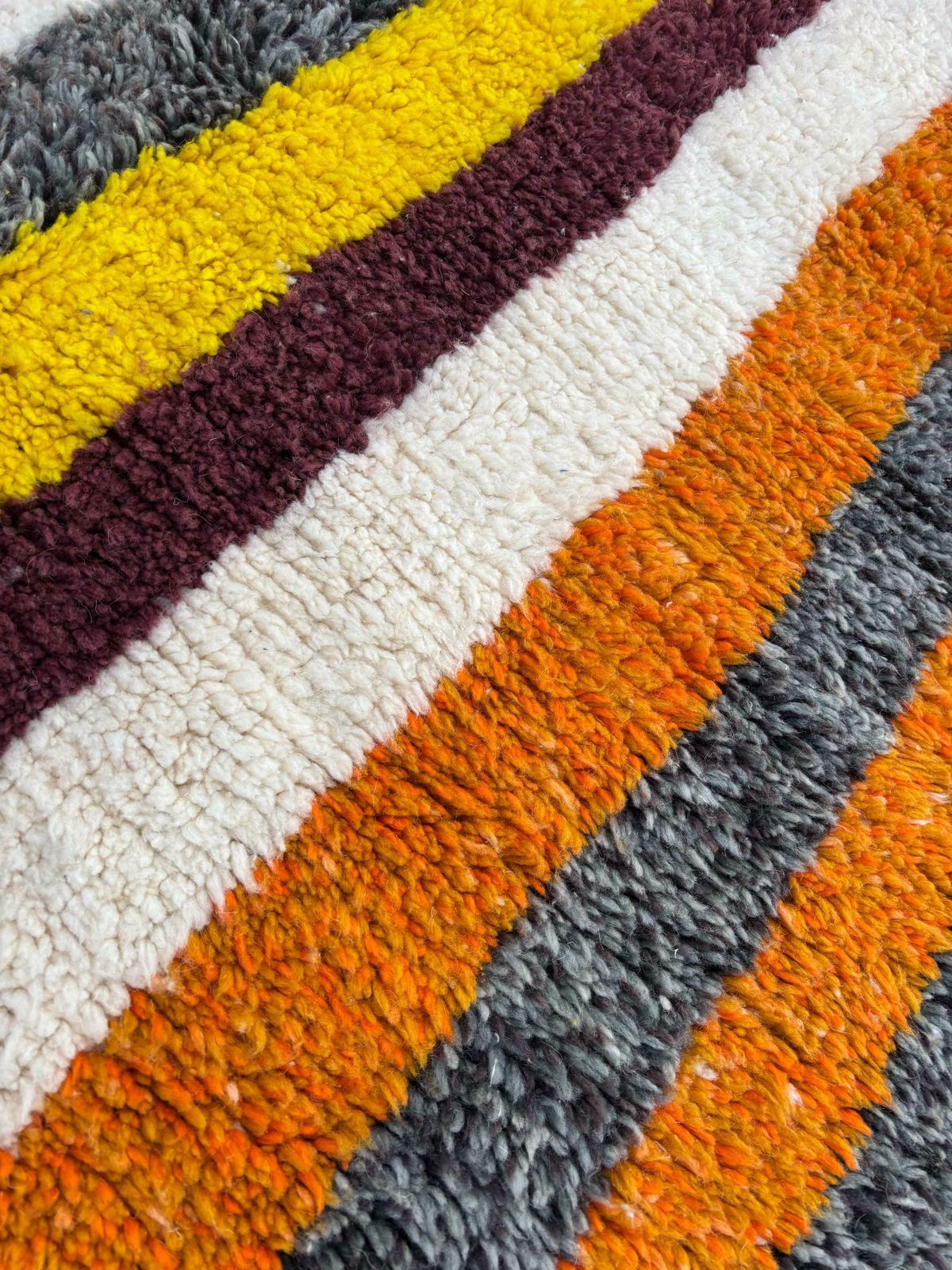 Modern Colorful Moroccan Rug 200x300 Cm , Authentic Moroccan Rug, Berber Carpet, Genuine Wool Rug, Handmade Rug, Beige Berber Area Rug photo buy
