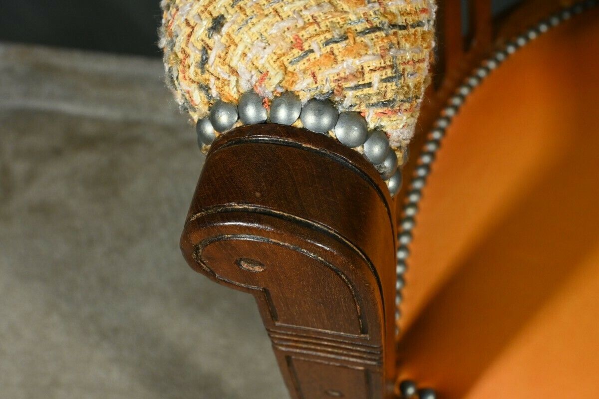 Mahogany Office Chair – 20th Century photo vintage