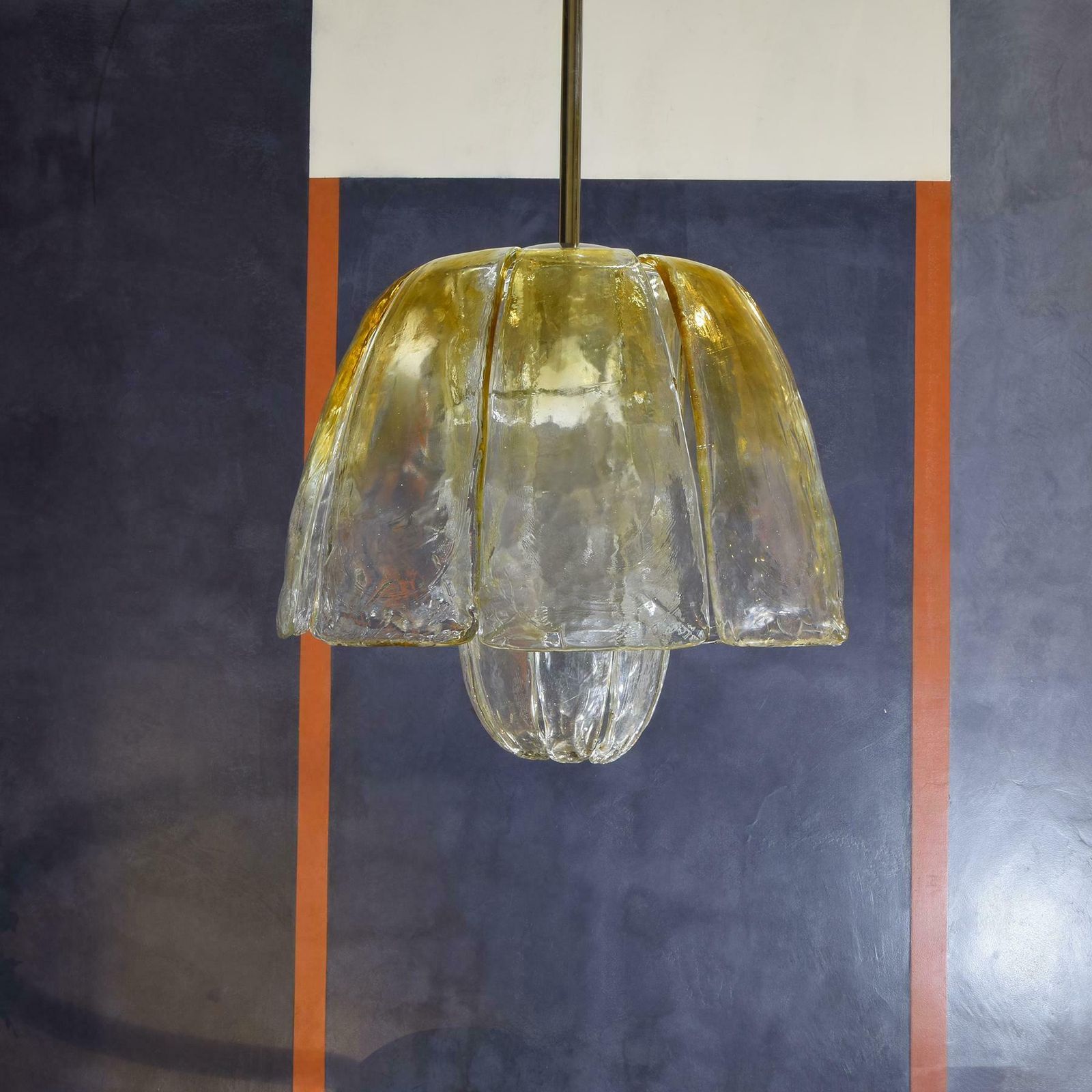 1970s Murano Glass Suspension Chandelier. photo furniture