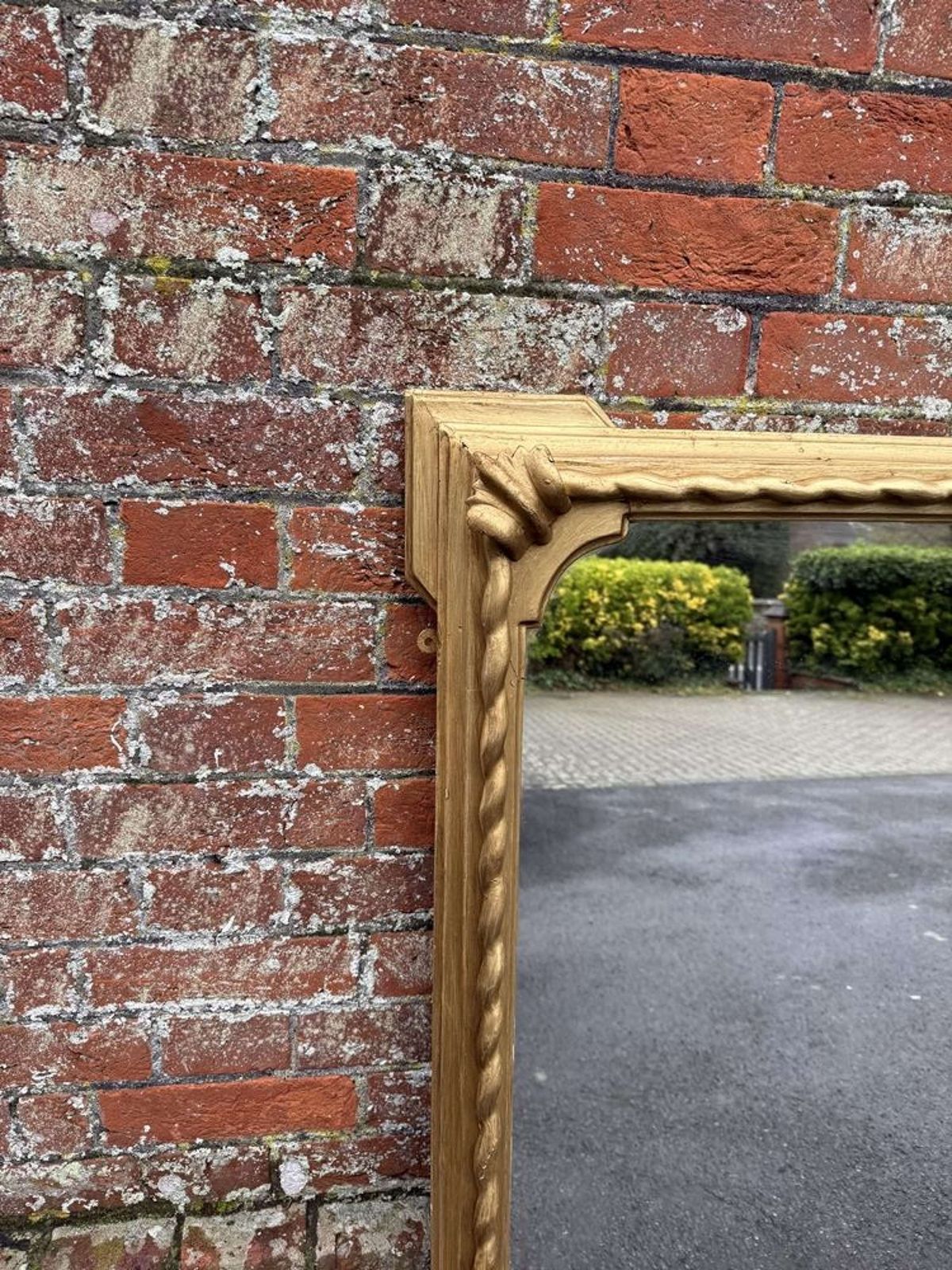A Superb Large Antique English 19th C Gilt Overmantle Mirror. photo furniture