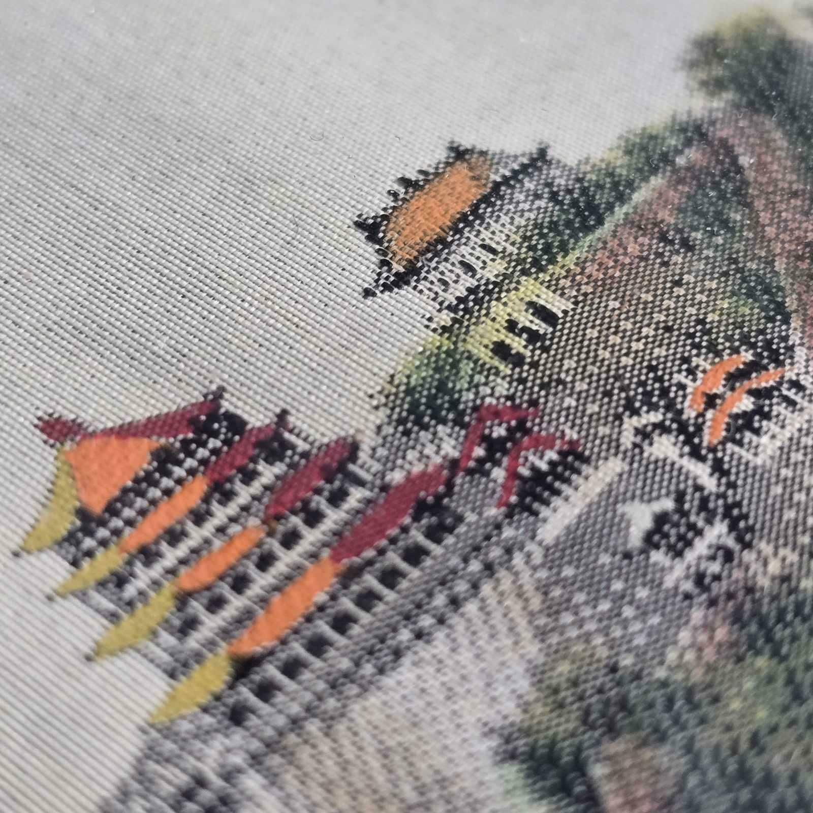 Vintage Chinese Zijden Wandtapijt, Geproduceerd Door Tu Chin Sheng Silk Weaving Factory, Hangchow, Chekiang, China. photo vinterior