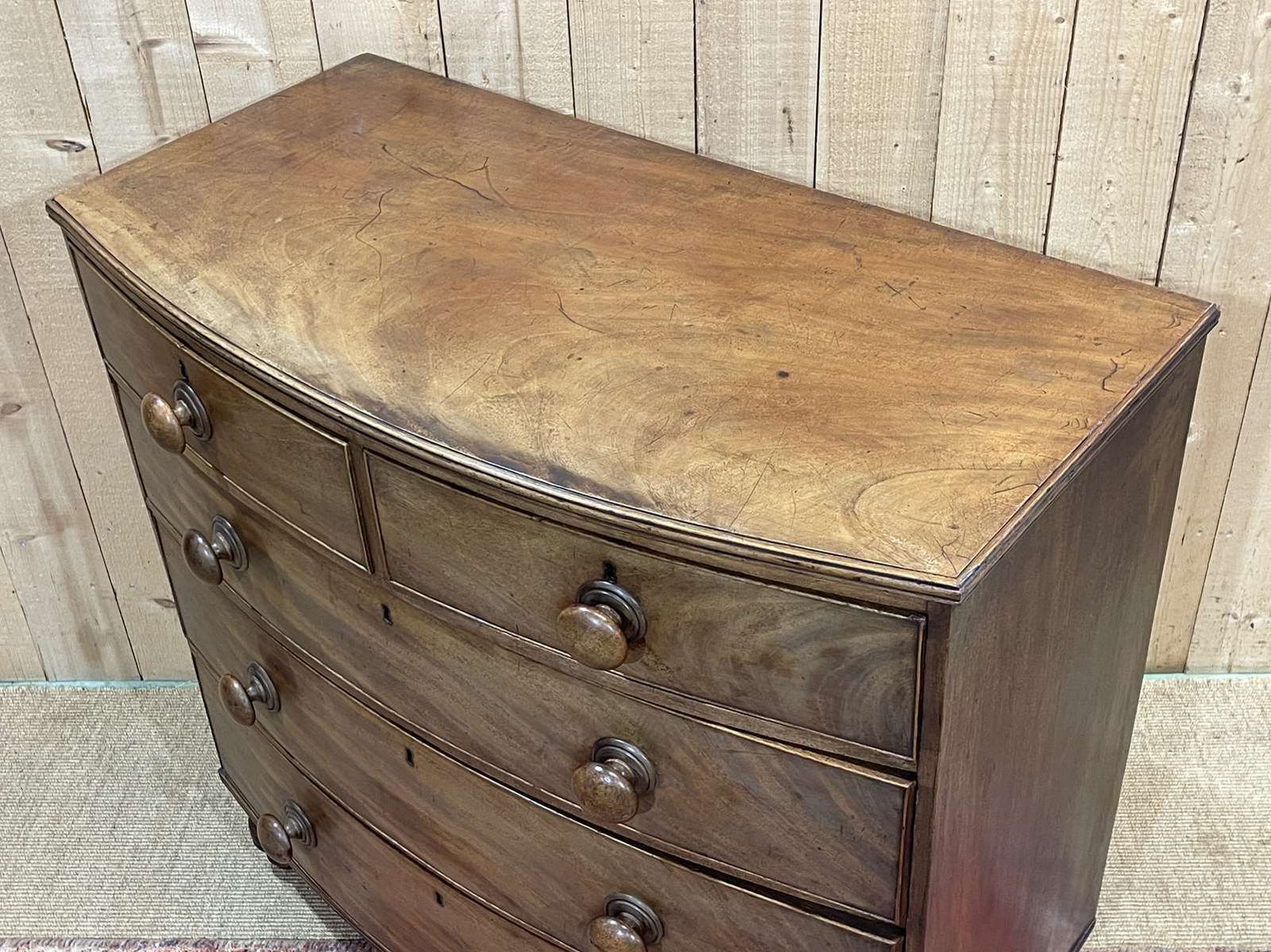 19th Century Victorian Mahogany Chest Of Drawers photo 1780.0