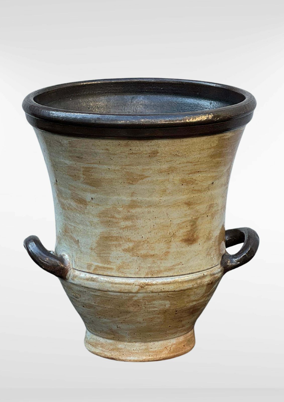 Art Deco Belgium Stoneware Jardiniere Planter Large Sized Bouffioulx Armogres photo Garden Decor