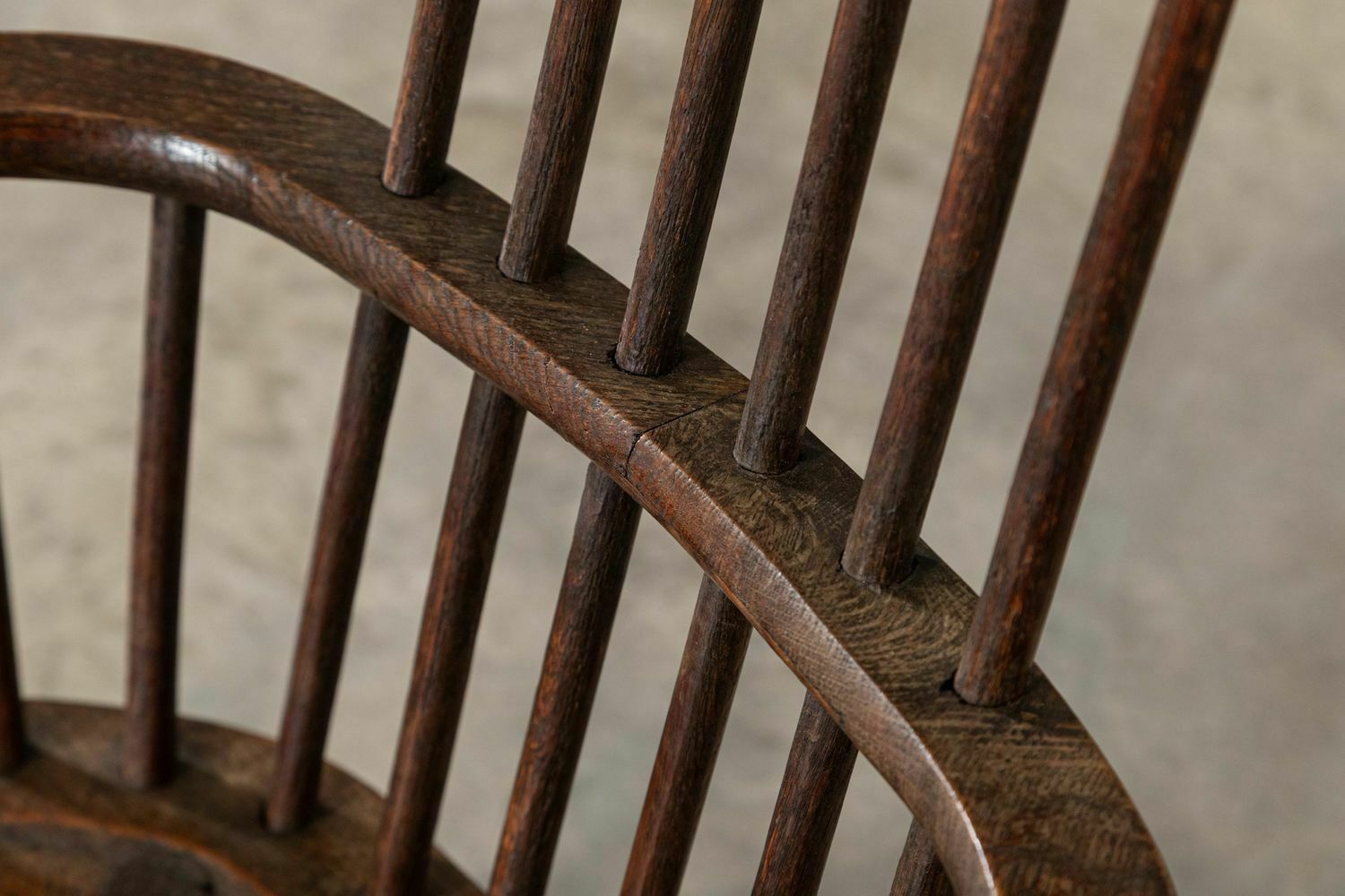 photo vinterior Irish 19thc Vernacular Oak & Elm Famine Chair