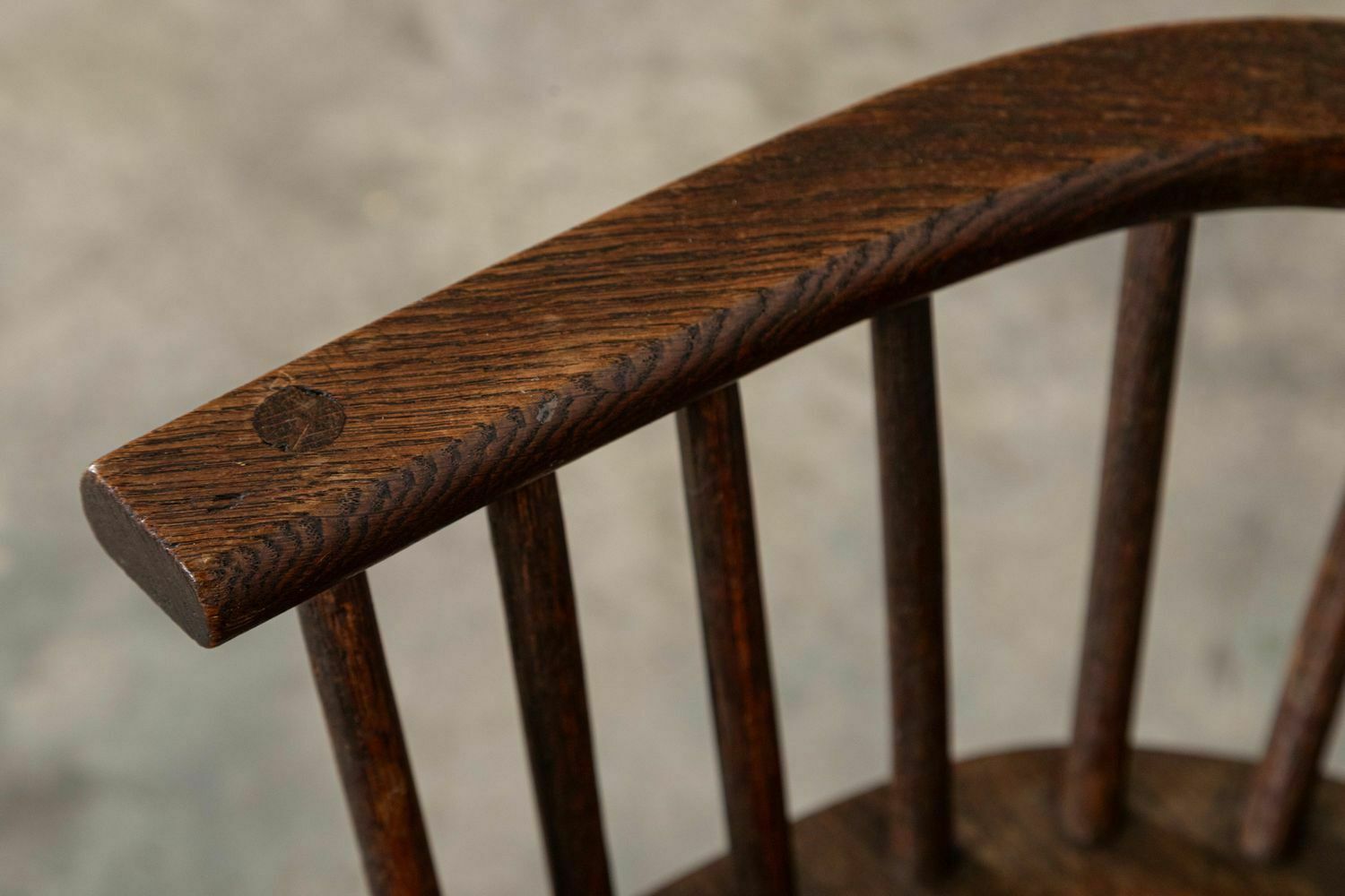 photo buy Irish 19thc Vernacular Oak & Elm Famine Chair