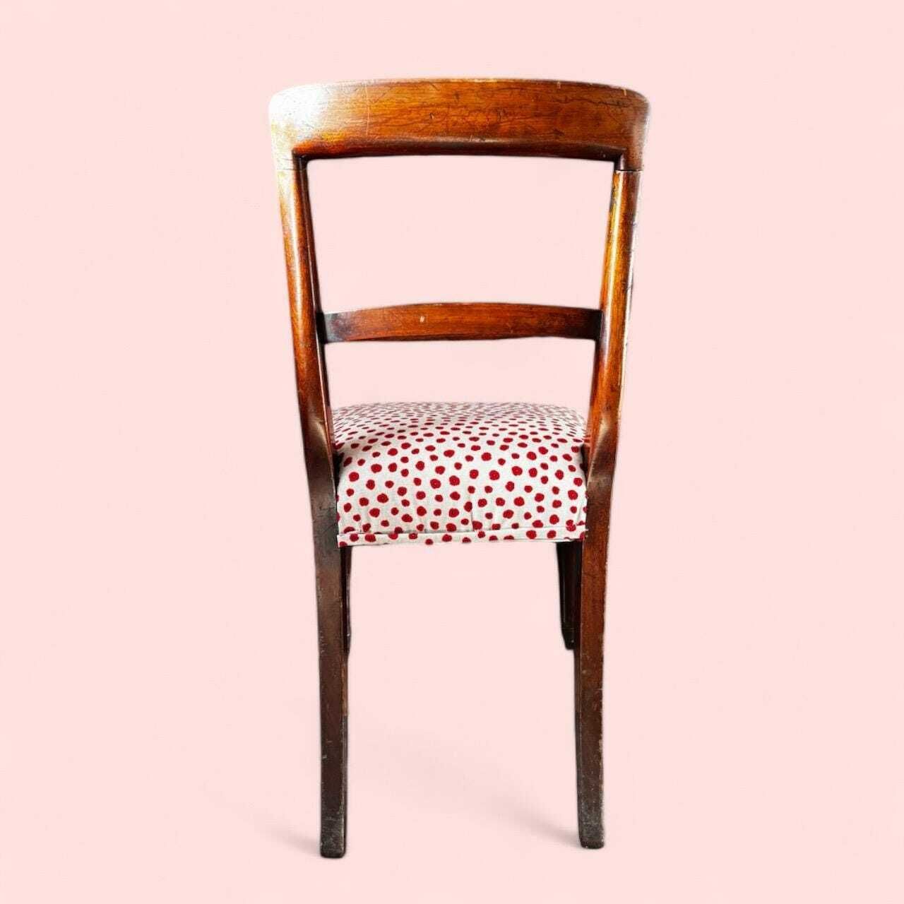 Antique Victorian Bedroom Chairs C1860 / Set Of 2 / New Upholstery photo vinterior