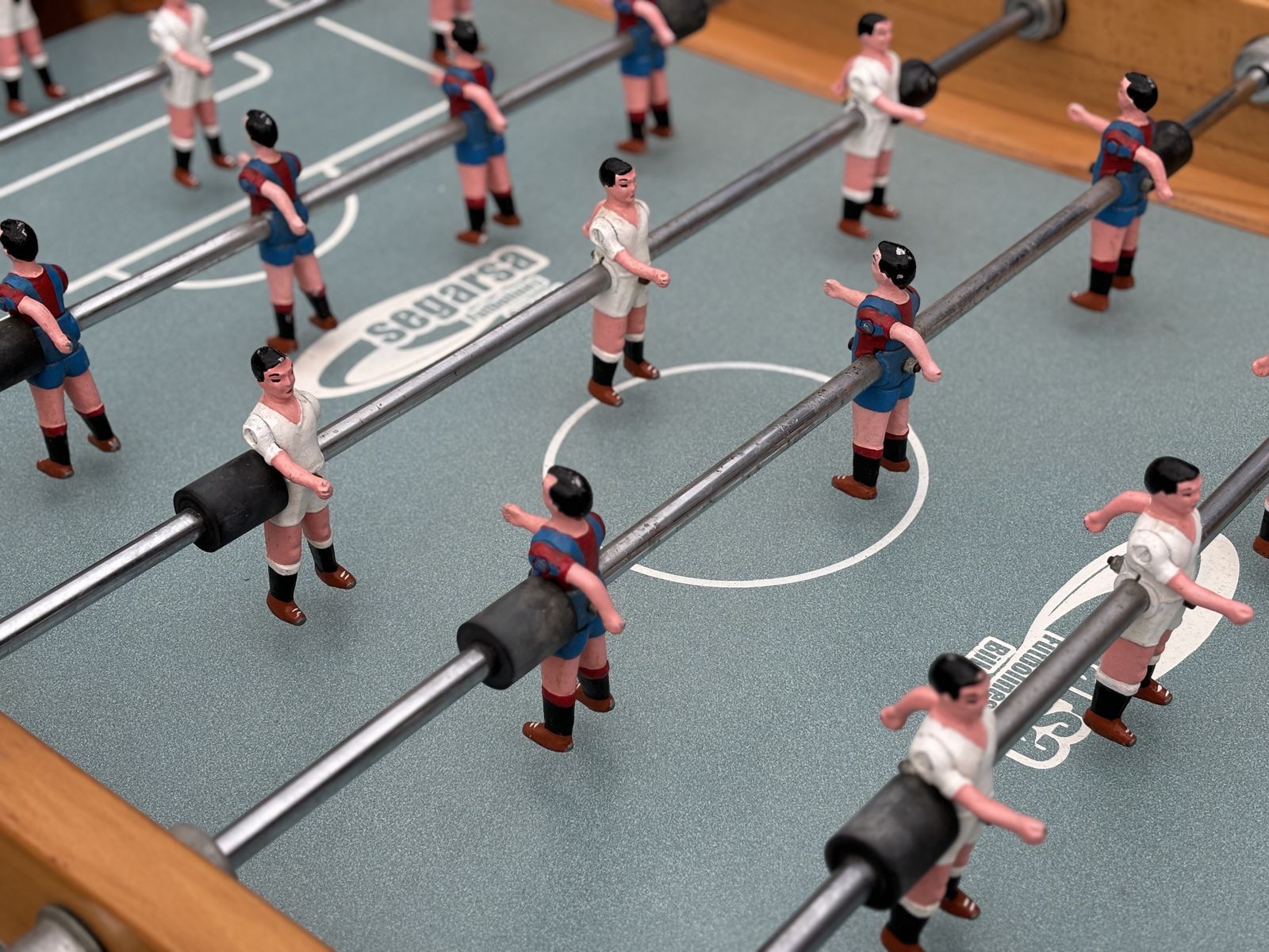 Stunning Quality 1980s Spanish Foosball Kicker Table photo buy