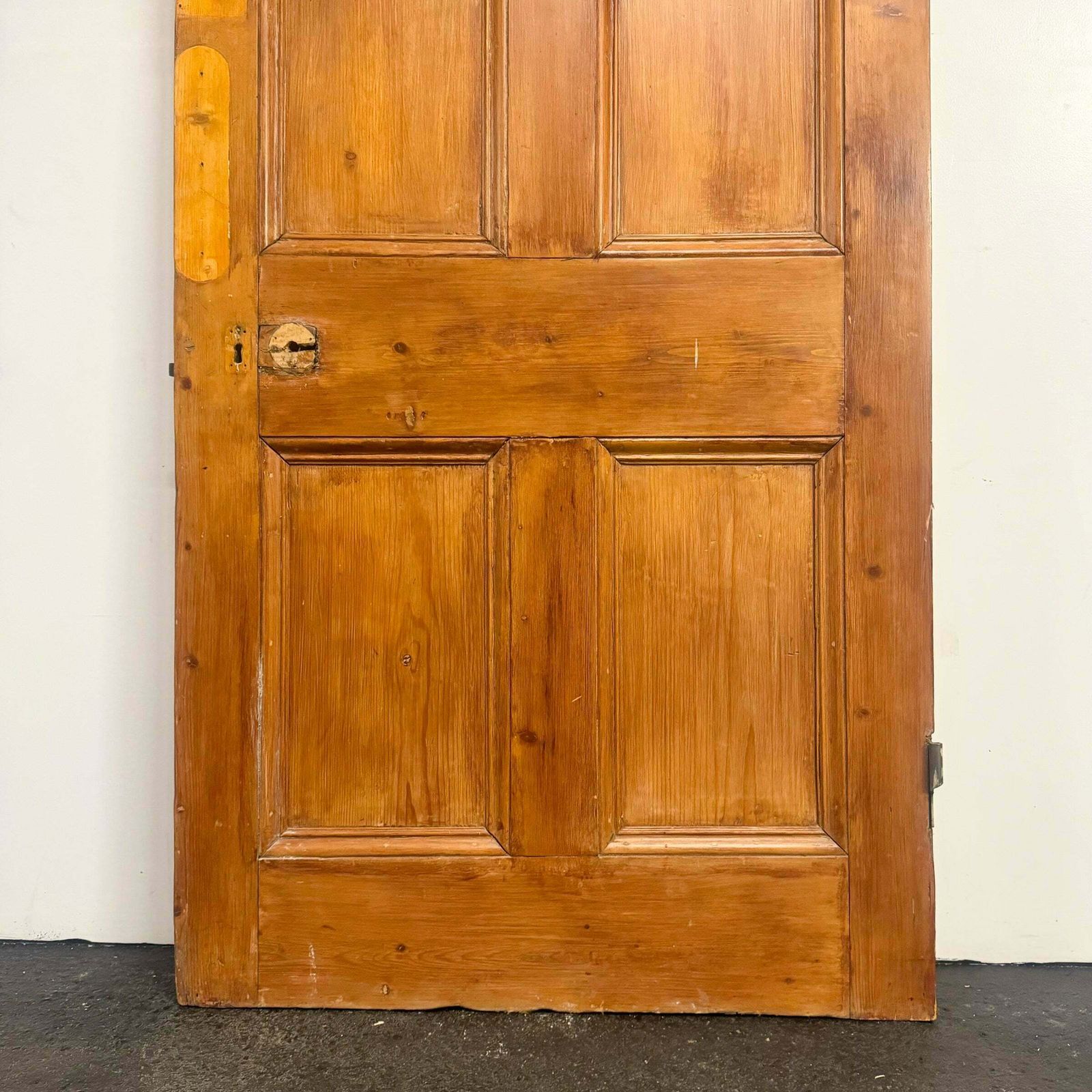 Antique Victorian Pine Door   210cm X 94cm Ap15 photo Home Fixtures