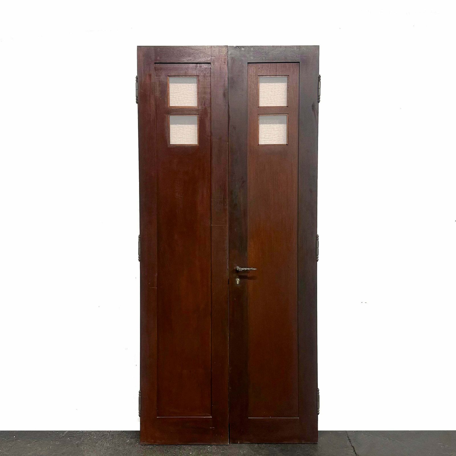 Antique Mahogany Glazed Door   235.5cm X 106cm
