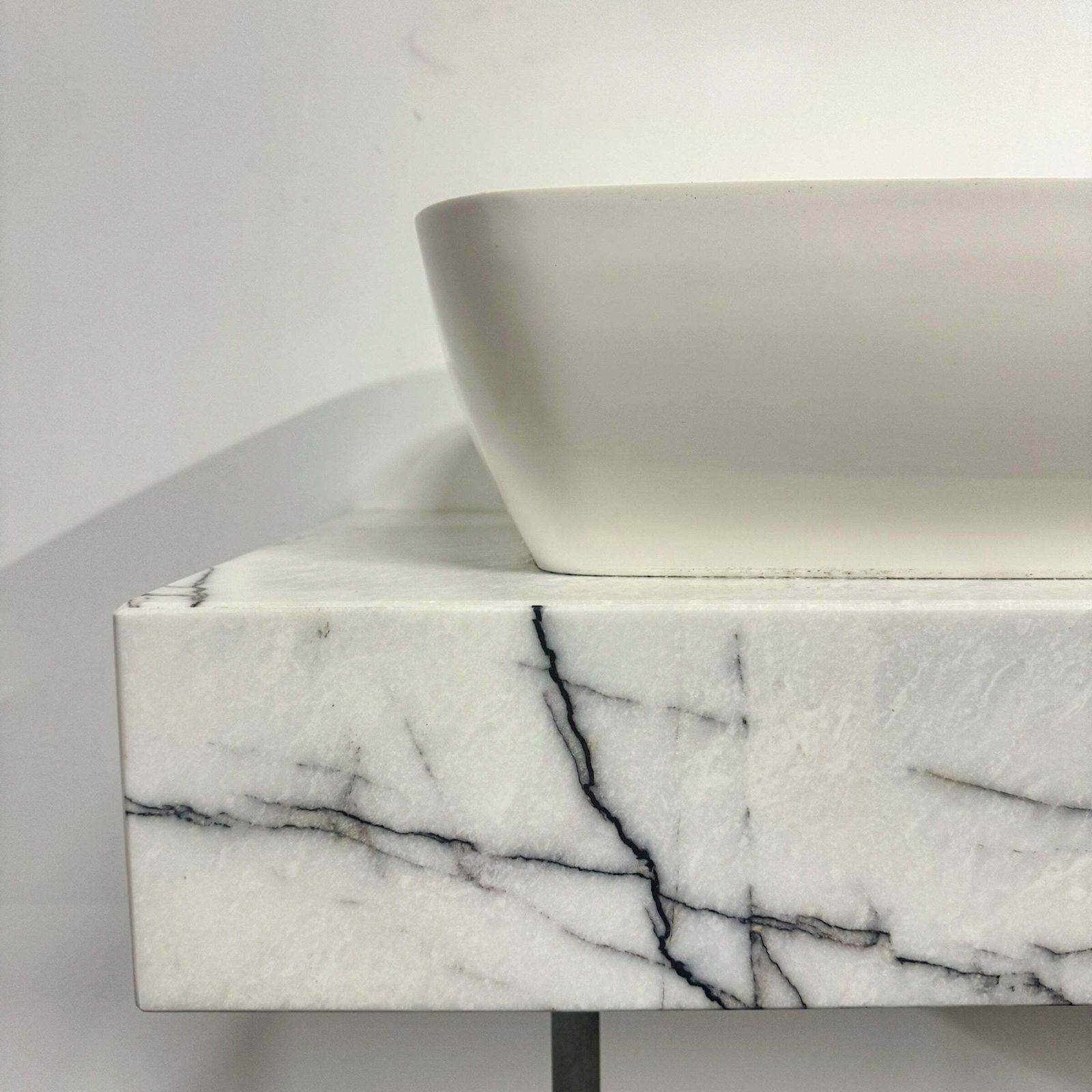 photo for sale Twin Sink Unit With Marble Base