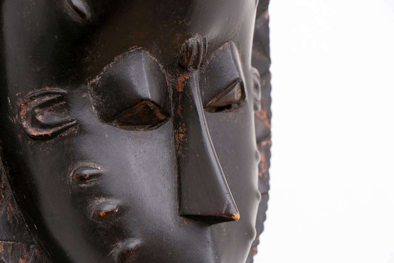 Late 19th Century Antique Tribal Mask From Ivory Coast C.1890 photo 360.0