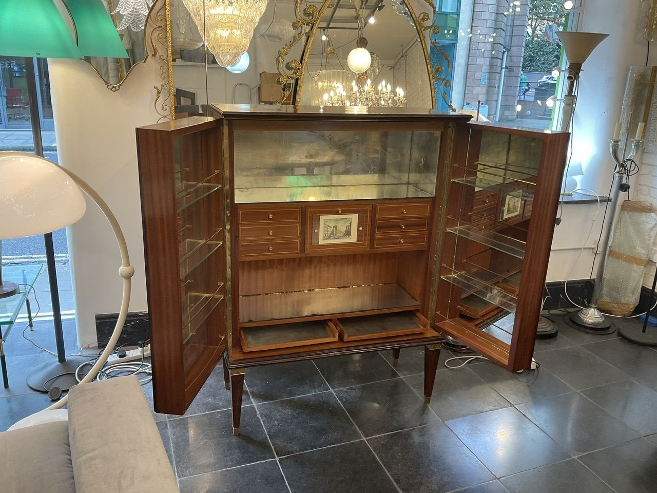 Italian 1935 40 Bar Cabinet By Paolo Buffa photo buy
