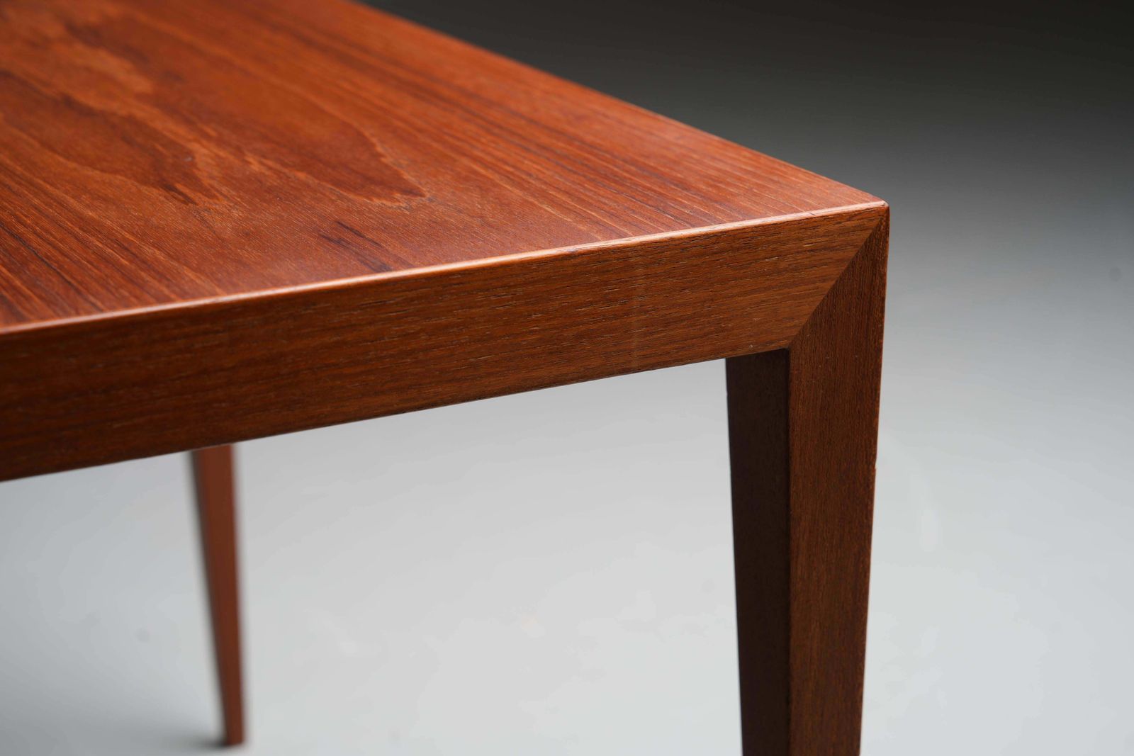 Severin Hansen Coffee Table By Bovenkamp (Marked) In Wood, Denmark, 1960's photo vinterior