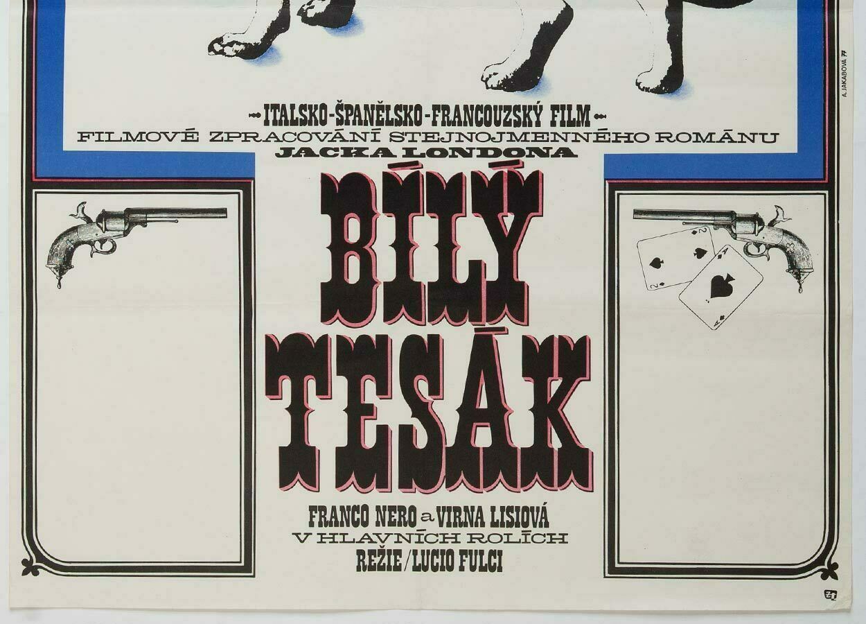 Movie Poster, White Fang, Adéla Jakabová, 1977 photo for sale