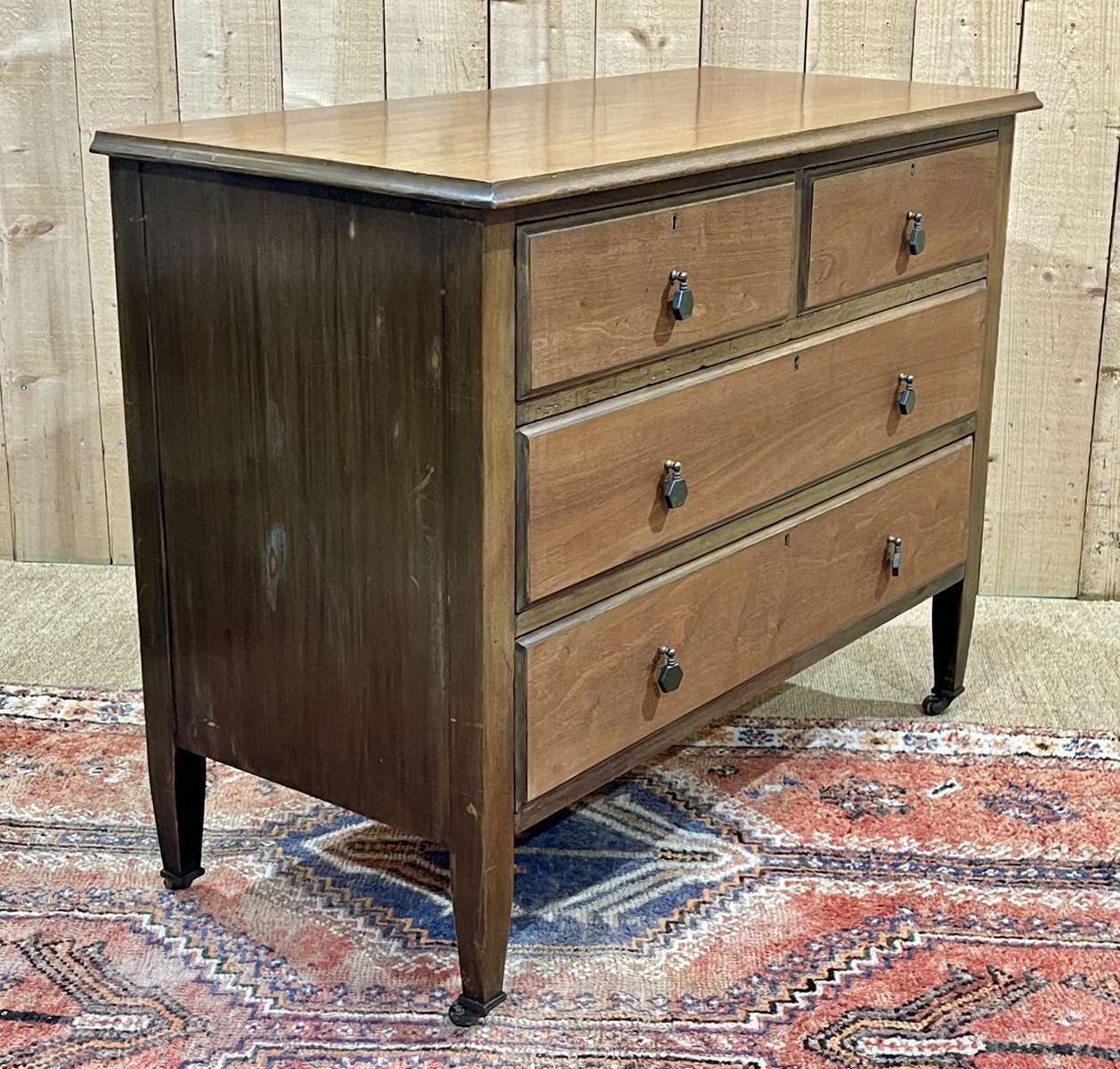 English Mahogany Chest Of Drawers From The 1930s photo furniture