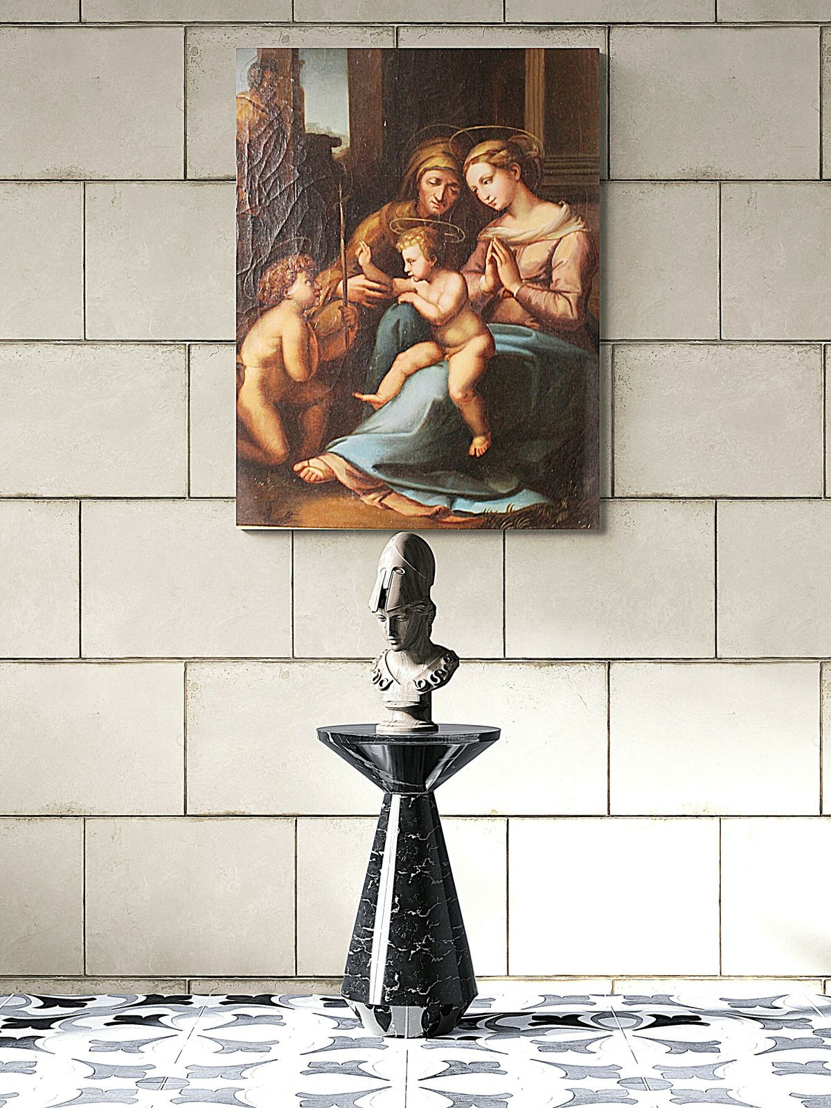 Antique Italian Oil Painting  After Raphael photo 1550.0