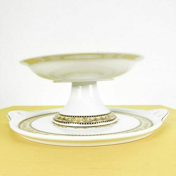Centerpiece Stand Plus Porcelain Plate photo vinterior