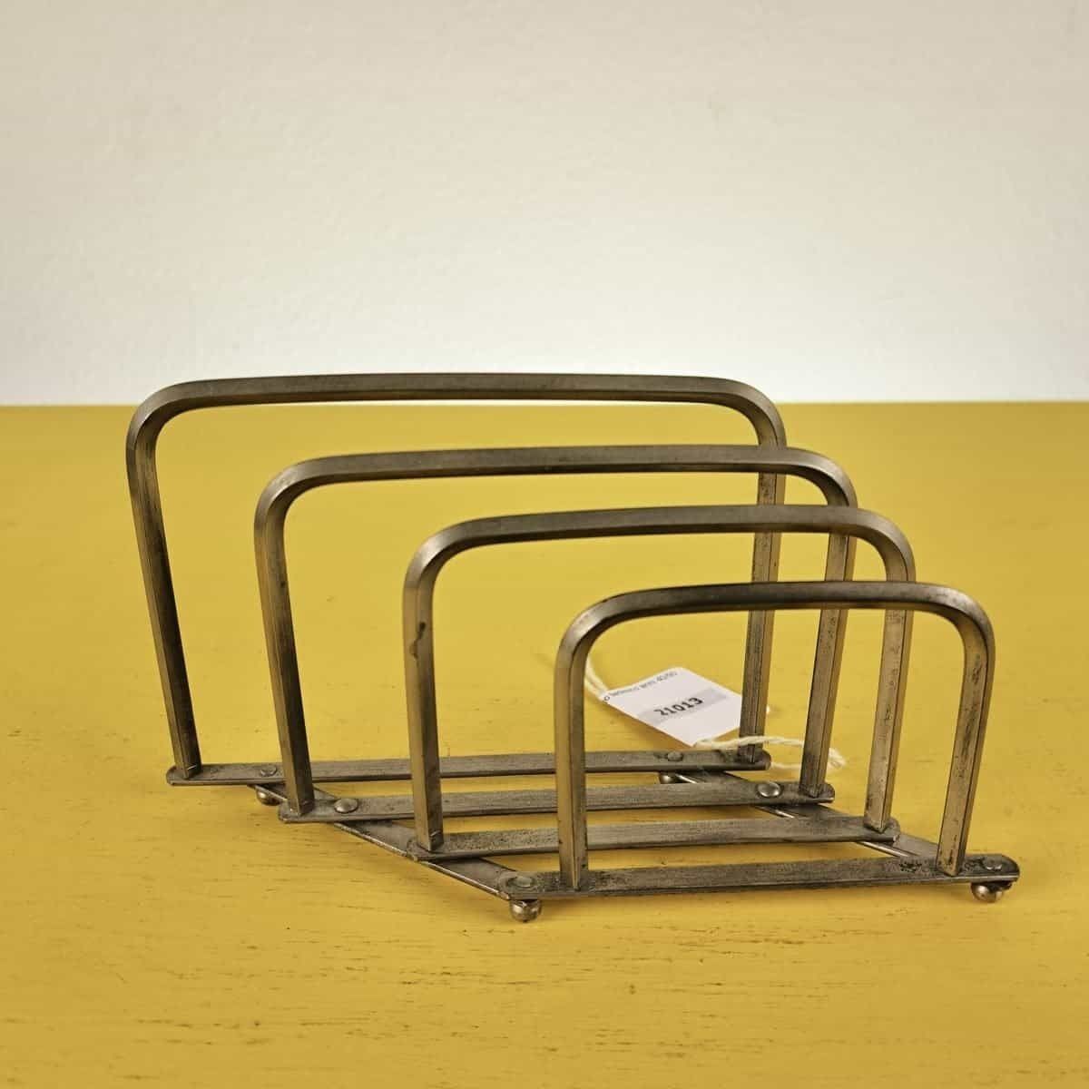 German Metal Card Holder 40s/50s Ges Gesch photo vinterior