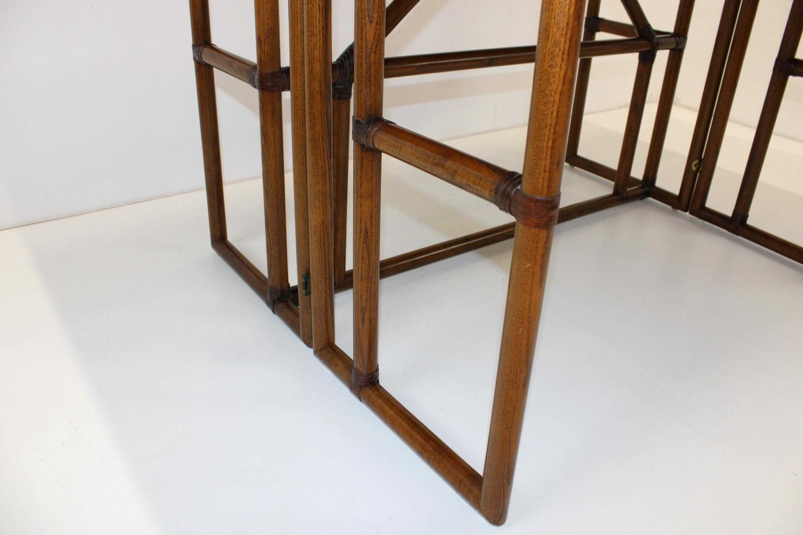Dining Table By Gervasoni/Bamboo Dining Table/Vintage Console Table/Designer Table From Italy 60's/ Bamboo Furniture/Oak Dining Table photo vinterior