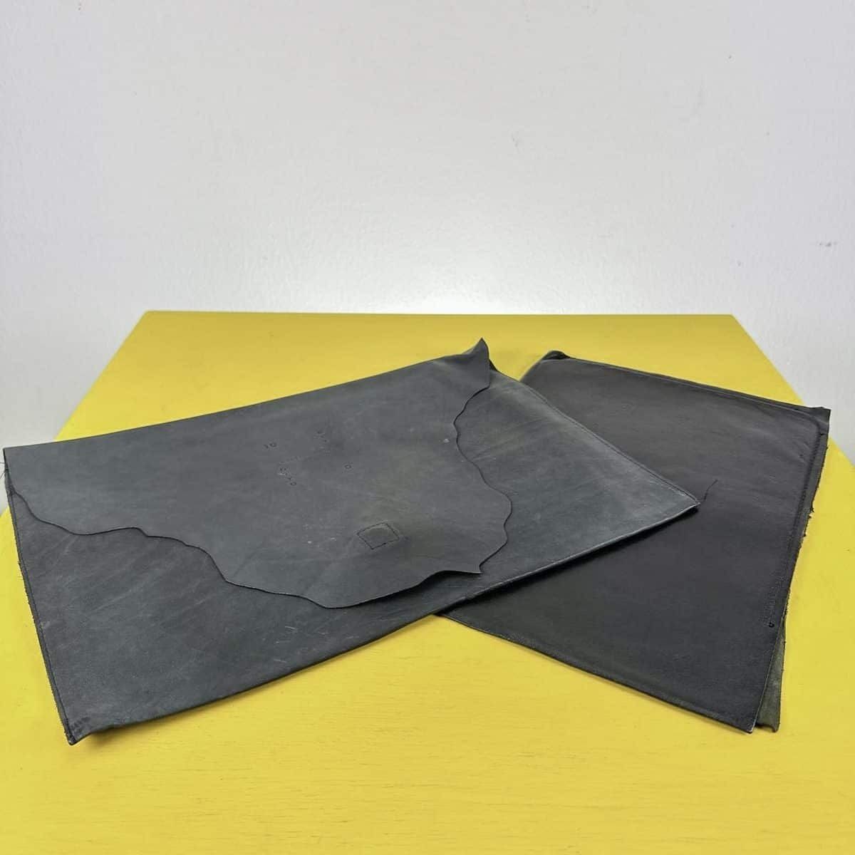 Pair Of Vintage Leather Document Holders