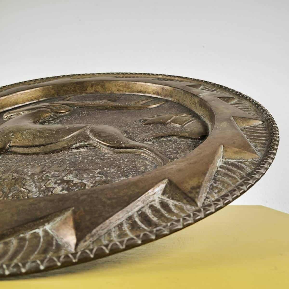 Large Ornamental Copper Plate photo vinterior