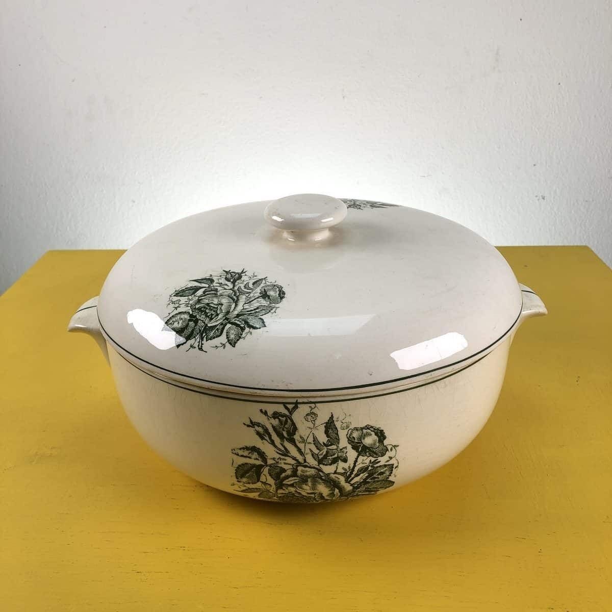 Centerpiece Biscuit Jar Italian Ceramics Company Laveno photo furniture