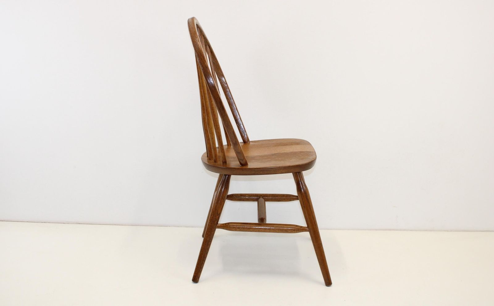 Vintage Wooden Windsor Dining Chair/Made By Lip Radomlje Chair/Scandinavian Style Wooden Chair/Mcm Chair 70's/Vintage Dining Furniture photo for sale