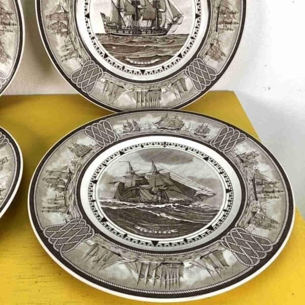 Vintage Collectible Plates Wedgwood Of Etruria And Barlaston, 6 Pieces Ships photo Home Decor
