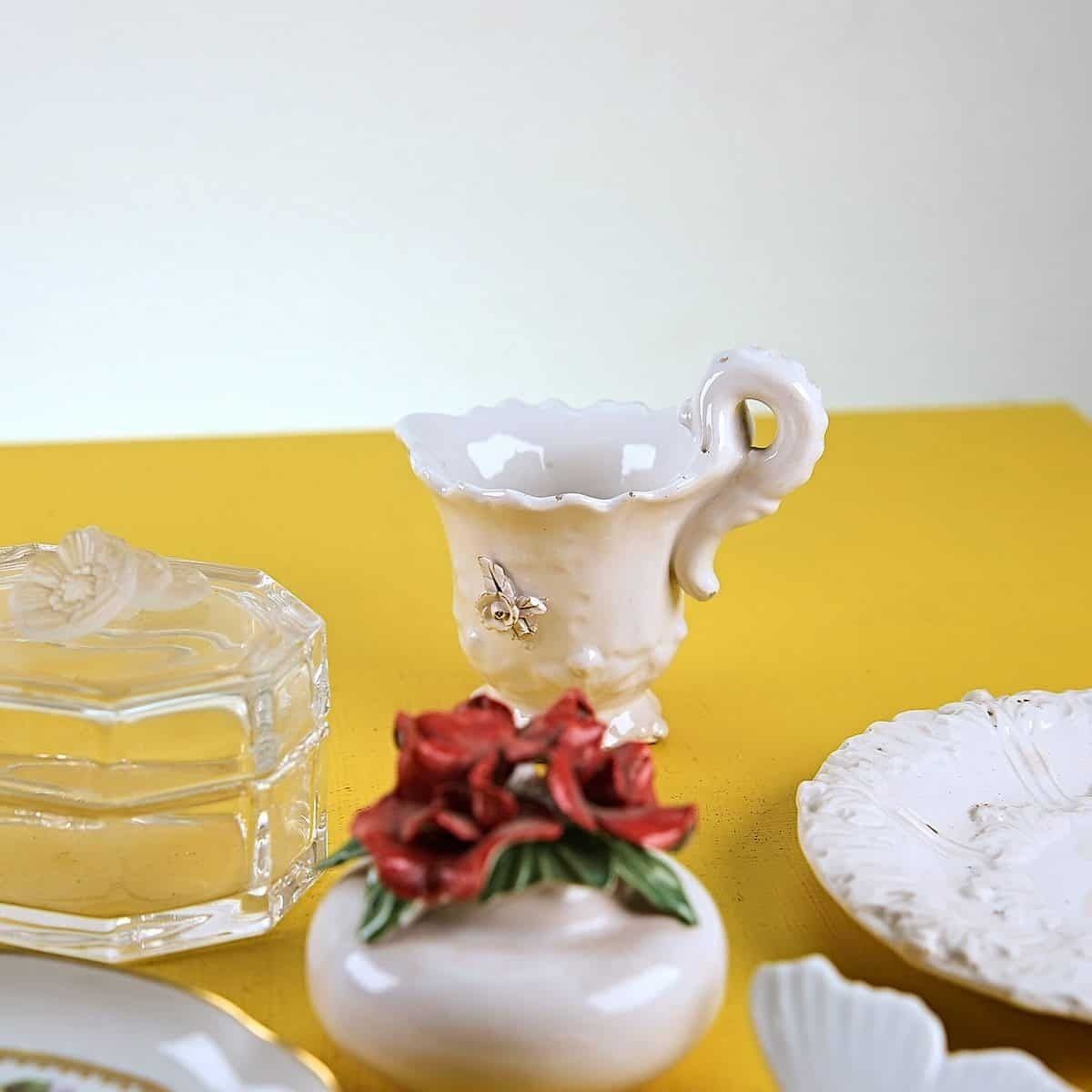 Lot Of Vintage Glass And Ceramic Items, 9 Pieces photo 58.0