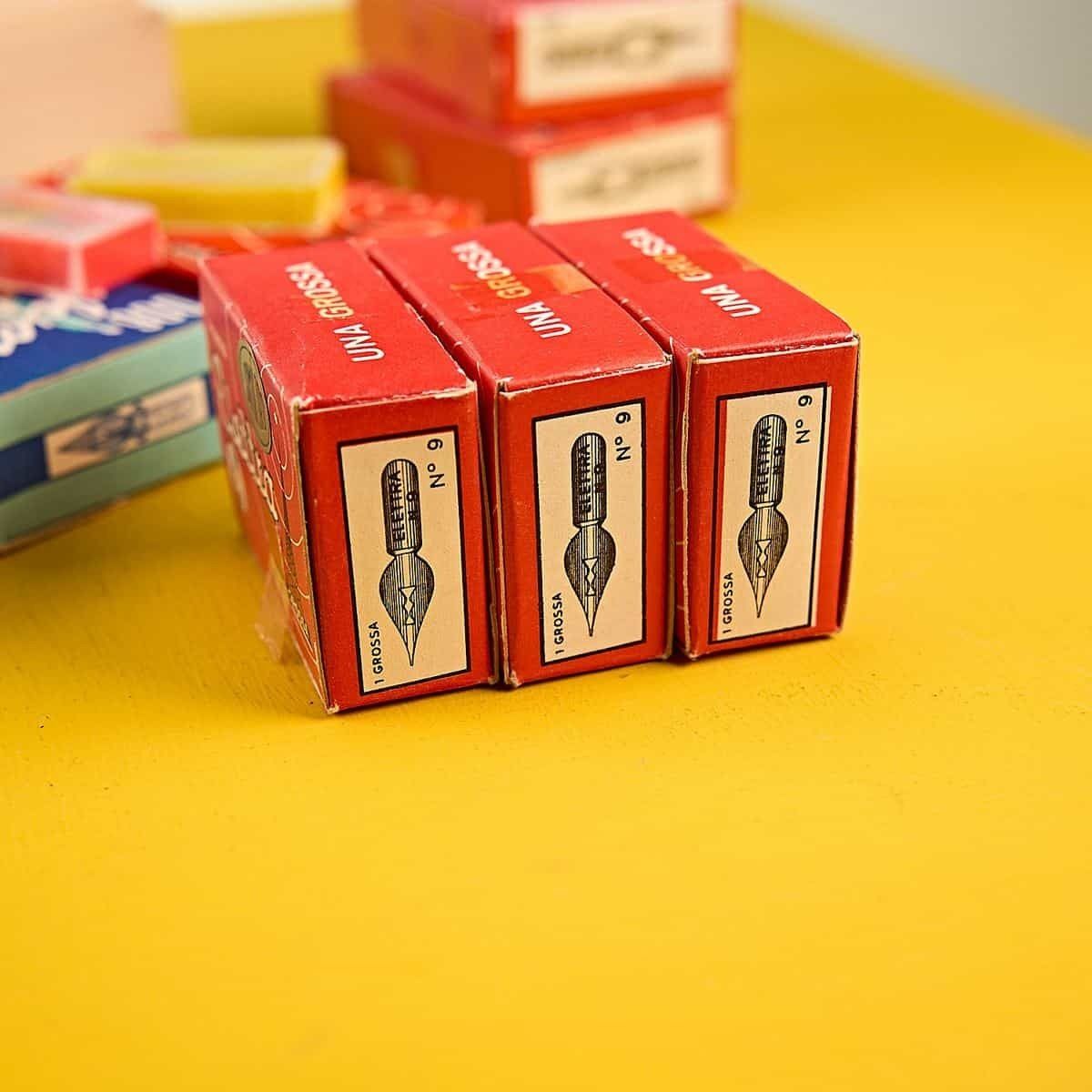 Lot Of Boxes Of Fountain Pen Nibs, 13 Pieces photo Home Decor