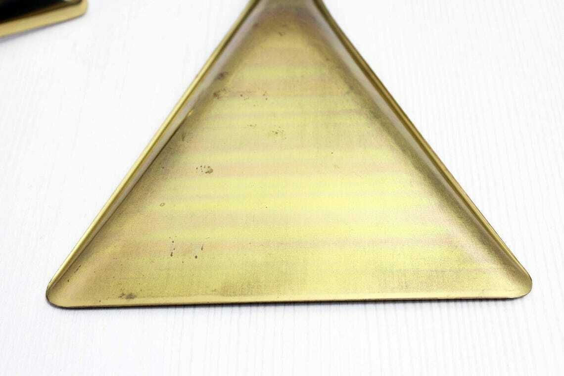 Sigg Brass Table Dustpan And Brush 1960 photo vintage