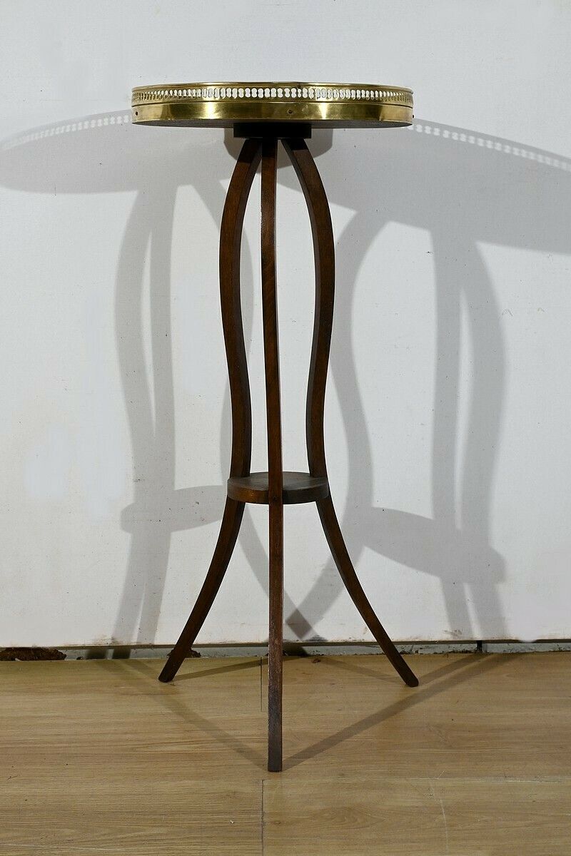 Small Mahogany Pedestal Table, Louis XVI Style – 1900 photo buy