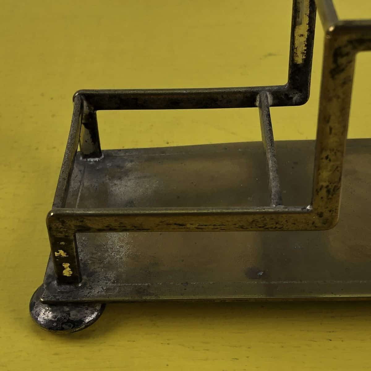 Vintage Metal Condiment Holder Structure photo 50.0