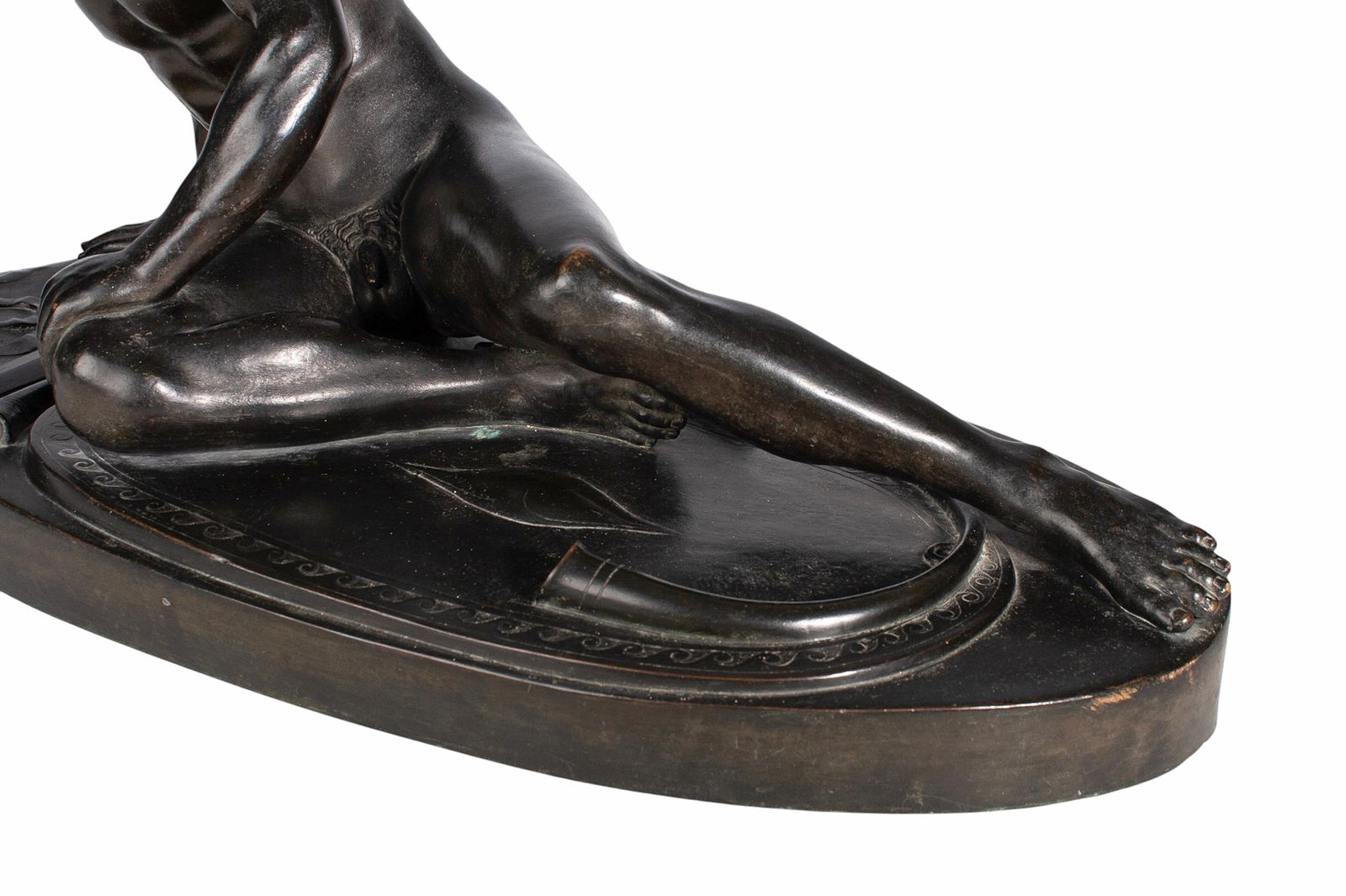 Mid 19th Century Grand Tour Bronze Figurative Sculpture 'The Dying Gaul', Italy photo furniture