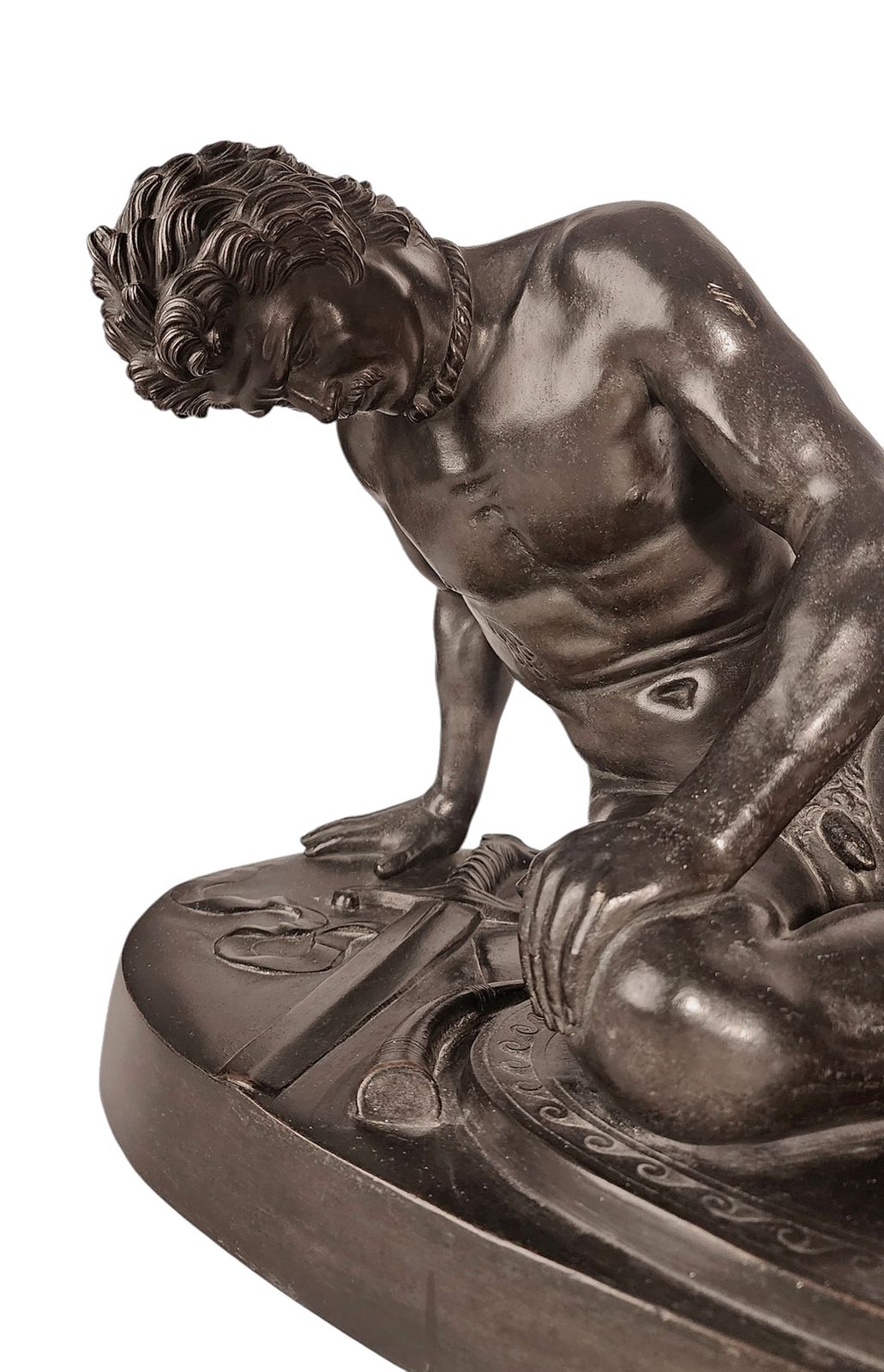 Mid 19th Century Grand Tour Bronze Figurative Sculpture 'The Dying Gaul', Italy photo for sale