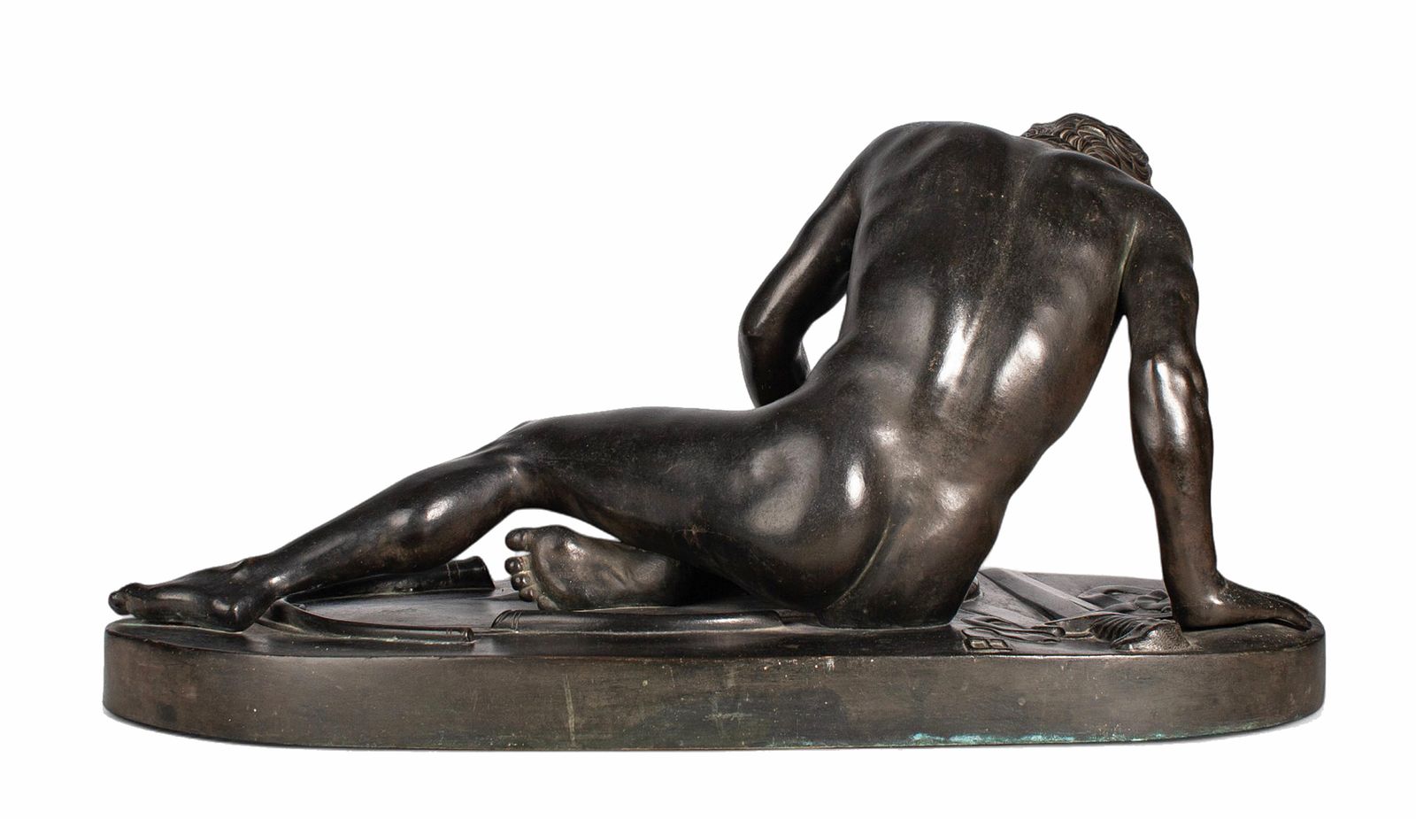 Mid 19th Century Grand Tour Bronze Figurative Sculpture 'The Dying Gaul', Italy photo buy